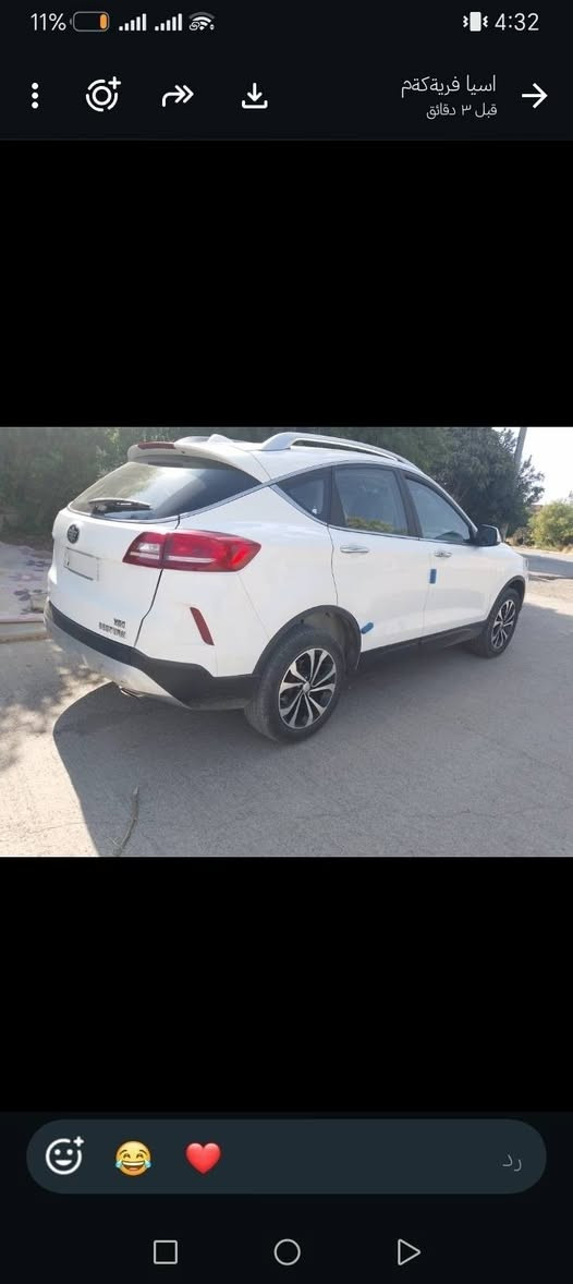 فاو بیستون X80 مۆدیل 2021 بێ بۆیاخ 
فول مواصفات 
ماشاء اڵڵە سەیارەیەکی خیزانی بەرزو زۆرجوان
توندوتۆڵ هەیکەل وناوەوەی لەسەر دەقی شەریکەیە
مەکینە 20 بێ تۆڕبۆۆ بیلادی بەشەرتی 100 فیتەر
گیڕ تۆماتیک و عادی 6 نمرە بەشەرتی 100 فیتەر
3 مۆد لیخوڕین
بەصمە 
دەرگا بەصمە
سلاید پانۆڕاما
صندوق کۆنتڕۆڵ
صندوق بەصمە
جامەکان بەسویچ کۆنتڕۆڵ بەرزو نزم ئەبنەوە
ئاۆینە شەفت
شاشە ئایپاد بیلادی لەمس
تبرید لەمس
تسجیل لەمس
سوکان ڤۆلیۆم
تحدیدسورعە
کوشن جڵد
کوشن هیتەر
کوشنی سایەق کارەبایی
ویل کەپ شەریکە سایزی 17
گیچی هەوای طایەکان نیشان ئەدات
ڕیژەی بنزین بەکیلۆمەتر نیشان ئەدات
کامیرای بەگدانان بیلادی 360 دەرەجە ئەخولیتەوە
دوگمەی خلیسکان
بڕیک بەصمە
طایەی تازە
سنوی تازەیە تا مانگی 12 /2027
یەک ملیۆن و چوارسەدو پەنجا هەزار غەرامەی تیایە وەری ئەگریتەوە
شۆین /  سلێمانی

نرخ / 95  وەرەقە

***********
***********
تکایە مشەەری تەلەفۆن بکە
بەکۆمیت و نامە معامەلە ناکریت السليمانية, العراق
