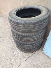 4تايرات نص عمر كورلا 195/15/65سعر 50الف 07714188751