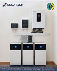 طاقة شمسية • بطاريات Pylontech • أربيل