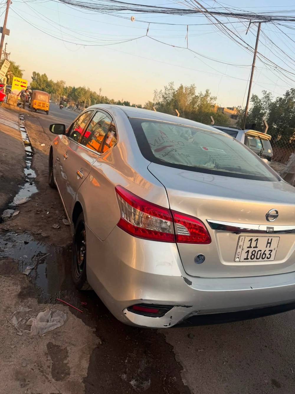 نيسان سنترا • ٢٠١٨ • حادث خلفي