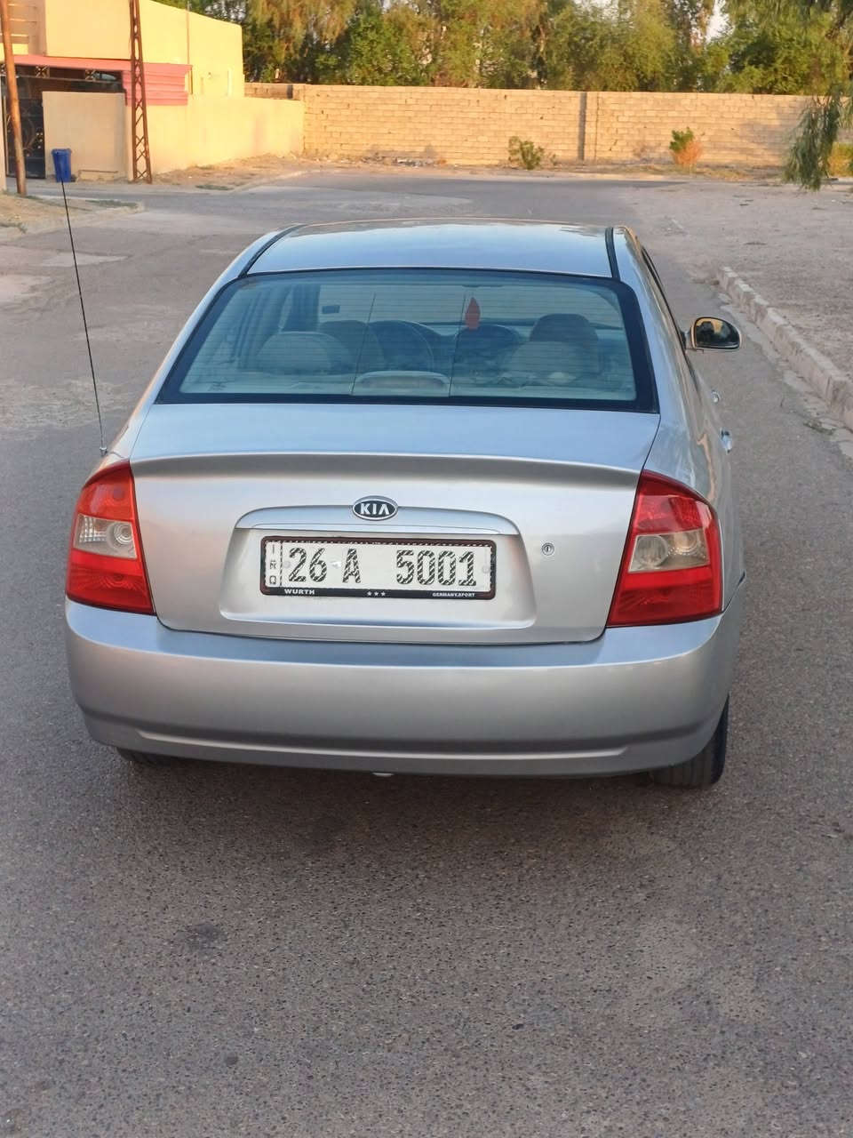 السلام عليكم
كيا اسبكترا لون سلفر خليجي 
رقم صلاح الدين مميز دولي تحويل مباشر سنوية جديدة
محرك حجم ٢٠٠٠ شرط كير اوتماتيك شرط تبريد ثلج صدر جديد
سيارة بيها طخة خفيفة بالجاملغ الامامي الايمن وجاردة ودخلتهة فرن رشيتهة عام شرط عالفحص بدون كلبة ولا تجية ولا دواخل سيارة احلى من الصور تجي اتكلب وبيك خير وادلل
للأستفسار الاتصال ***********
السعر 63$ وبيها مجال
مكاني تكريت قادسية
