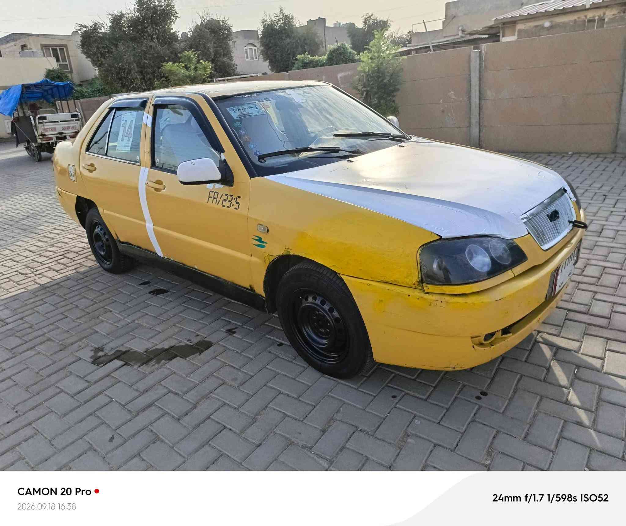 للبيع شيري كوين موديل 2010 سيارة جاهزة كير محرك بشرط مكان كركوك السعر12 ورقة بيها مجال ***********

نص مكتوب في الصور:
- CAMON 20 Pro • 2026.09.18 16:39 24mm f/1.7 1/559s ISO52
- CAMON 20 Pro 2026.09.18 16:38 24mm f/1.7 1/643s ISO52
- CAMON 20 Pro
- 2026.09.18 16:38
- 24mm f/1.7 1/381s ISO50
- 24mm f/1.7 1/449s ISO51
- CAMON 20 Pro 2026.09.18 16:39 24mm f/1.7 1/100s ISO83
- 2026.09.18 16:39
- 24mm f/1.7 1/127s ISO50