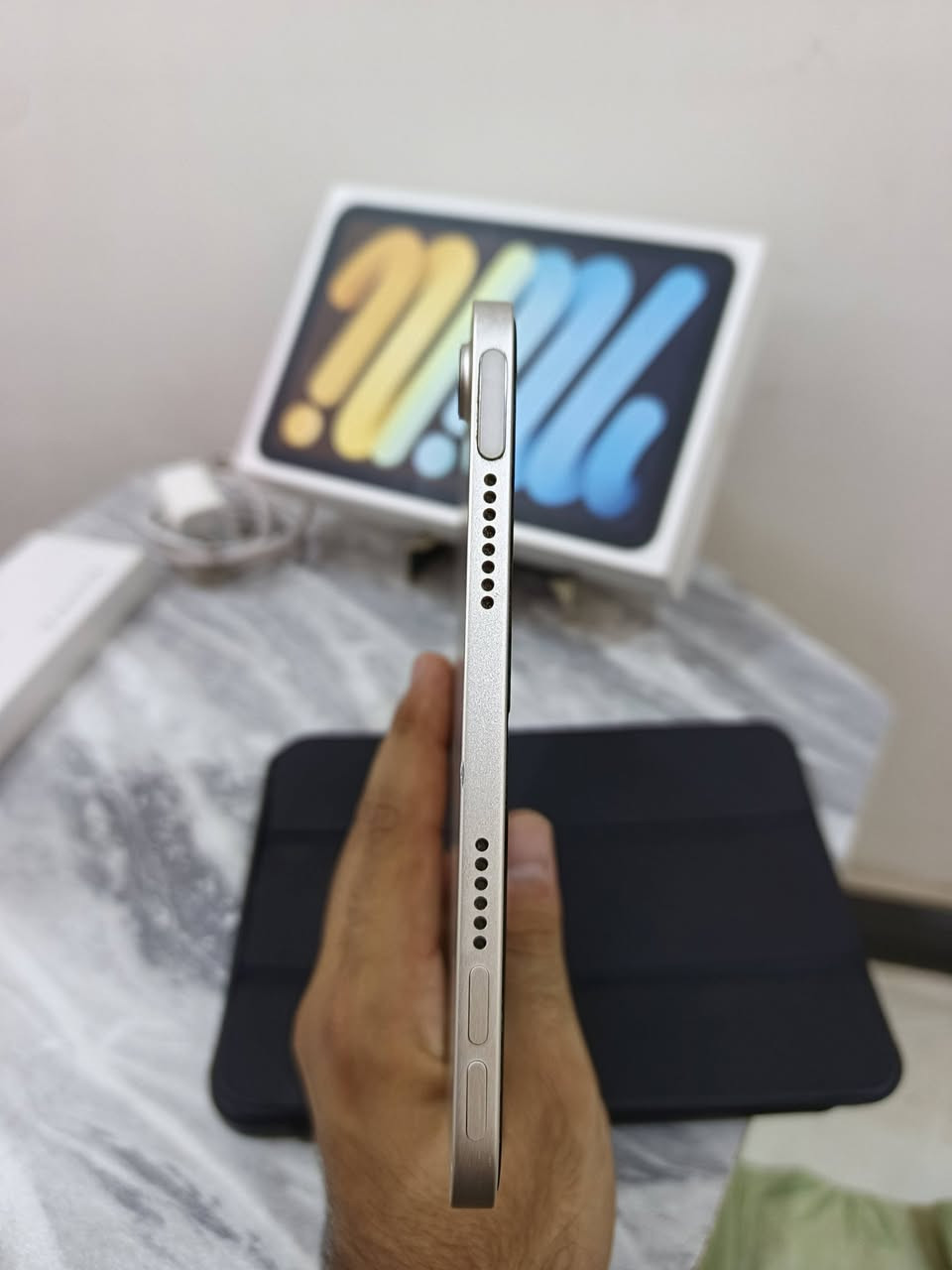 ايباد مني 6 ذاكرة 256
iPad Mini 6

جهاز نضيف وموضح بالصور بس مبدل 

أي سي وذاكرته 256 يجي كامل ملحقات الأصلية كارتون وشاحنه وكفر وقلم كوبي يدعم راحه اليد سعره 350 وبيه مجال للشراي ومتوفر توصيل لكل المحافظات
***********
