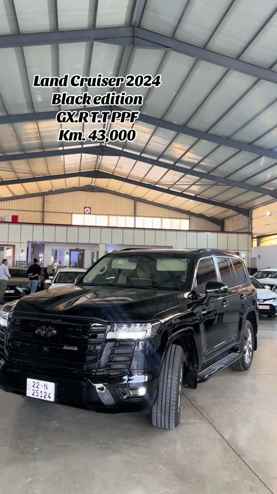 ***********☎️#erbil #soran📍 #ماشالله_تبارك_الله #new #معرض 

نص مكتوب في الصور:
- Land Cruiser 2024
- Black edition
- GX.R.T.PPF
- Km. 43,000