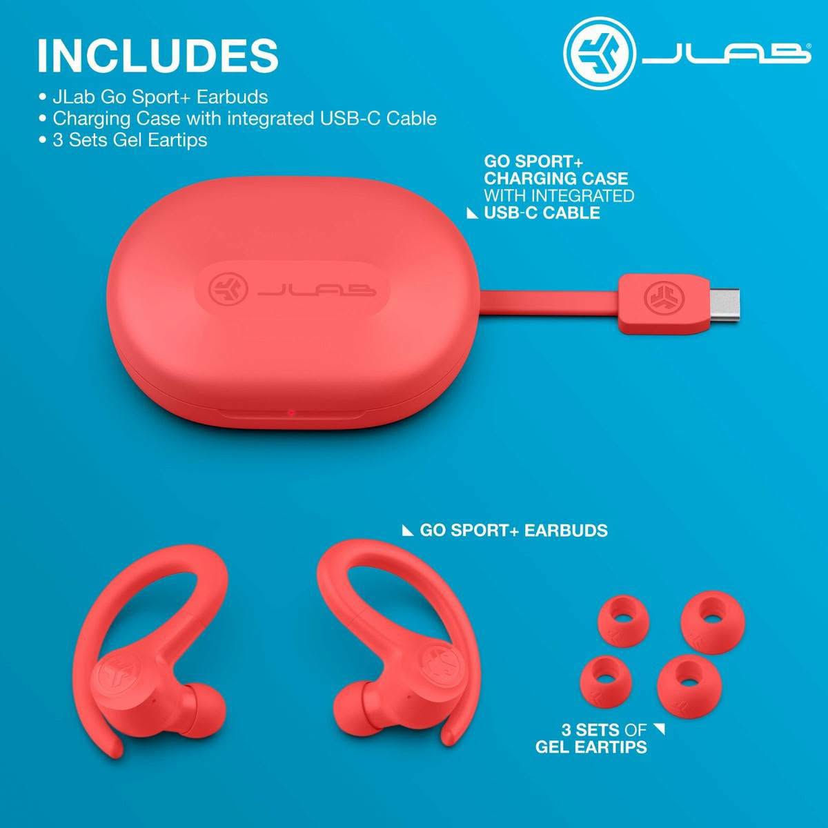 سماعات JLab • Go Sport+ • اصلي