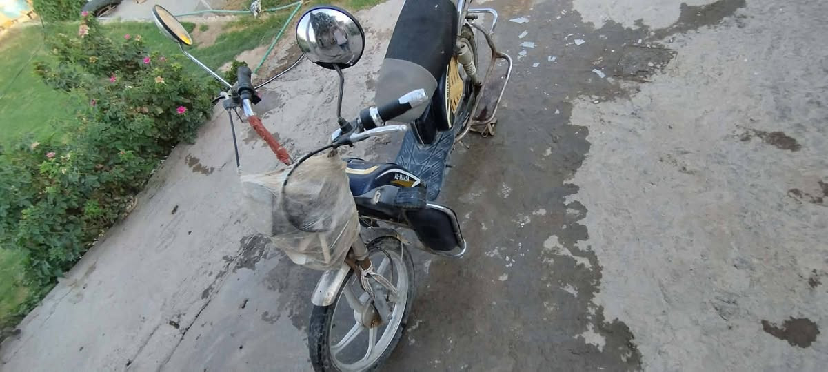 ​🚴‍♂️ دراجة شحن للبيع بسعر مناسب جداً 🚴‍♂️
الحالة: كشر ونظافة 70% مثل ما موضح بالصور.

​الأغراض الشغالة: البريك قوي وشغال + الضوء شغال.

​النقص: البطاريات واقفة وتحتاج تبديل فقط.

​السعر: 95 ألف (وبيها مجال بسيط للطيبين).

​📍 العنوان: الفلوجة - النعيمية (قرب البانزين خانه).

📞 للتواصل والاستفسار: ***********

