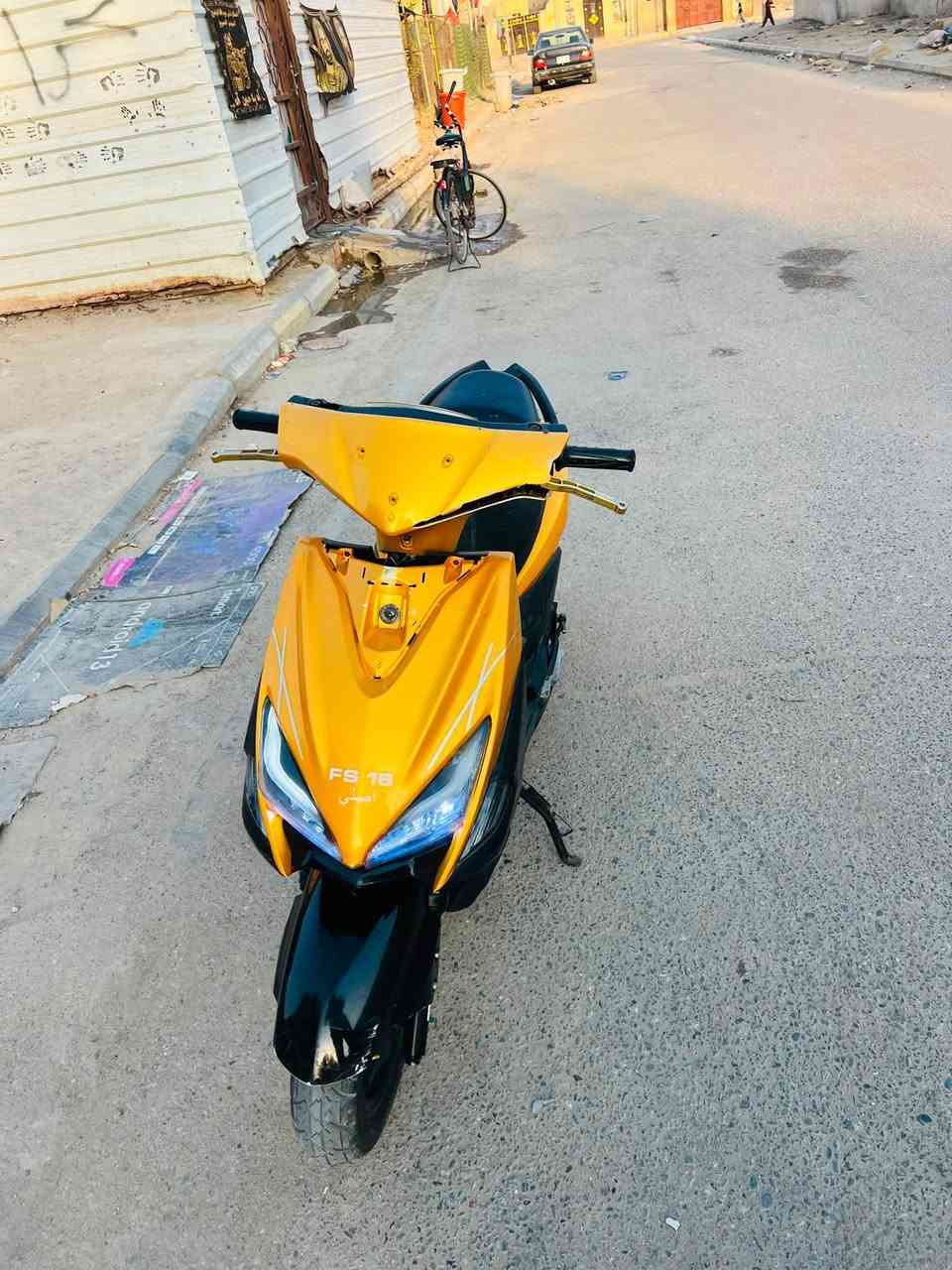 دراجه سكنس للبيع مكينه ناعمه كهربائيات كلها شغاله سلف هندر اشاير السعر 275وبيها مجال مكان ناصريه مركز ***********
