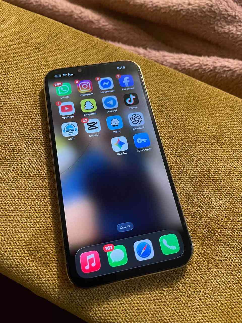 13 برو ماكس 
كلشي بي شغال 
السعر 470 
بغداد الدورة شارع 60 
رقمي ***********

نص مكتوب في الصور:
- القطع والخدمة تجمع Apple سجل تاريخ القطع والخدمة، وهذا السجل يعرض معلومات عن هذا الـ iPhone وحالته وتفاصيل إصلاحه. معرفة المزيد... يتوفر تكوين البطارية تم اكتشاف بطارية جديدة. يرجى إعادة التشغيل لتكوين البطارية الجديدة لهذا الـ iPhone. معرفة المزيد... إعادة التشغيل والانتهاء من الإصلاح سجل تاريخ الخدمة الكاميرا غير معروف الشاشة غير معروف