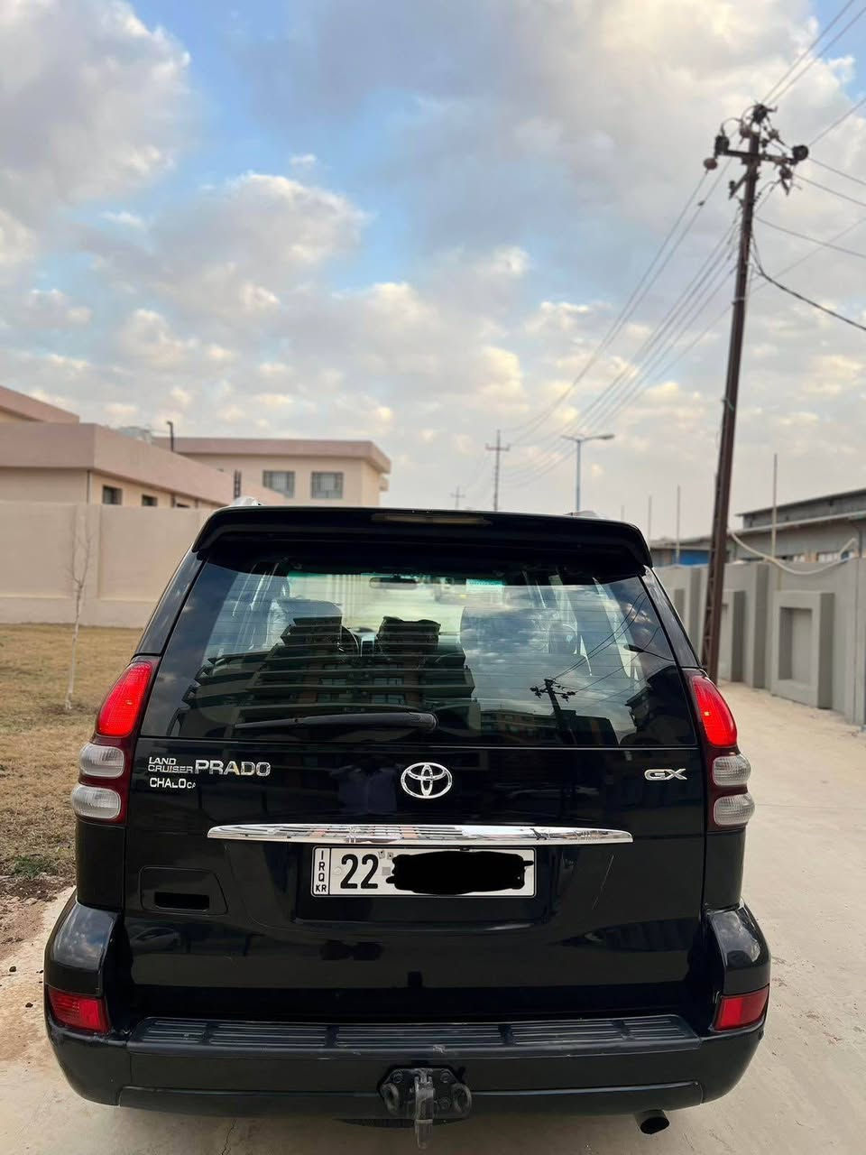 تـۆيـۆتا پـڕادۆ
مواسـفات __GX
مـۆدێل…..٢٠٠٨
کـليـن بێ سـبوخ
مەکيـنە و گێـر بە شەرت
……………
٢٦٠ هـەزار کيـلۆ مەتر ڕۆييـە
 
سـەنەوی و ڕەقـەم و فەحـس و هـەزەی نوێـيـە

بەناوی خـۆمە وەکالە بەناو کردن بەشـەرت
……………….
سـعر سەيارە__💣💣💣145 وەرەقـە و مەجالەکی کەم
……….
*********** أربيل, العراق
