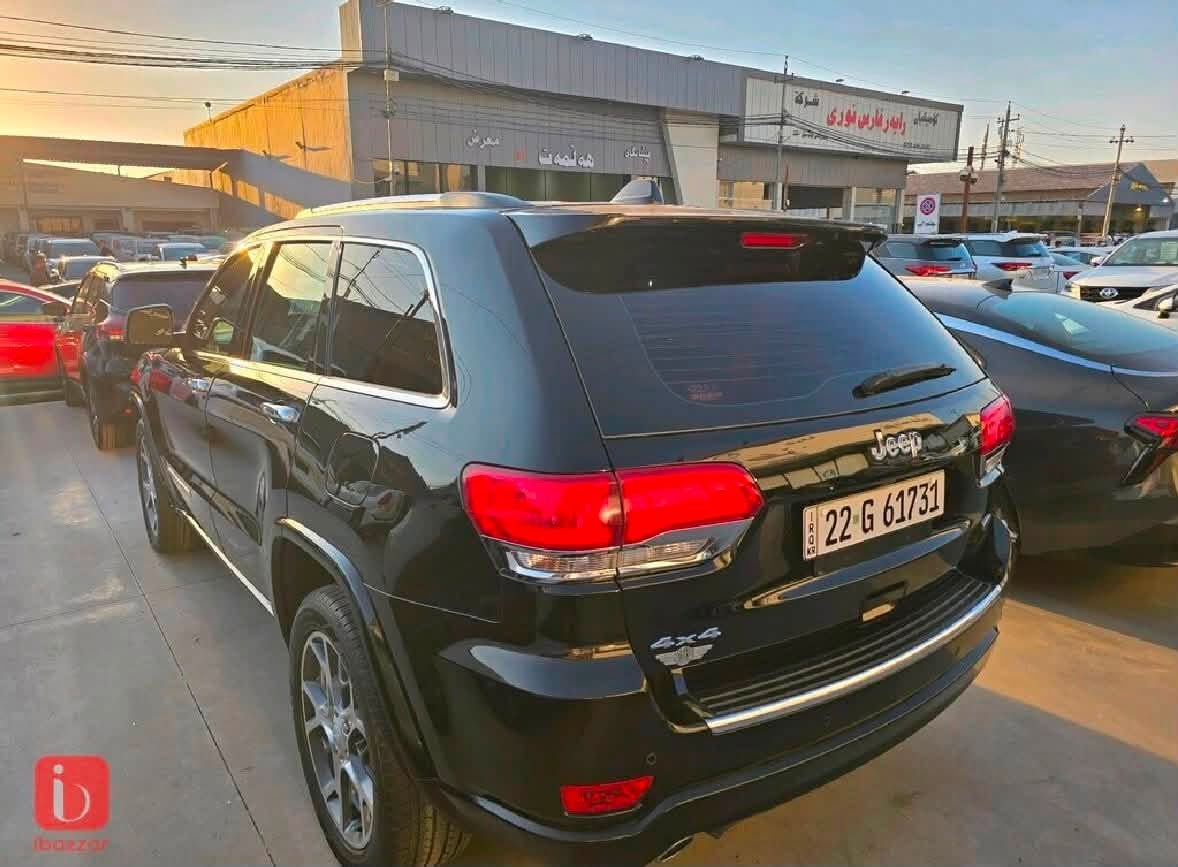 موديل ٢٠٢١ Jeep grand Cherokee
سيارة وكالة شريكة هارلم 
مواصفات فول over land 
سيارة بيها جاملخ سائق صبغ 
محرك كير شرط 
رقم سنويه جديد باسمي
مكان سيارة أربيل 
 واتساب ***********
