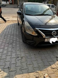 نيسان فيرسا موديل 2019 sv  محرك 1600دبل نوزل  وارد امريكي اللون اسود  ...