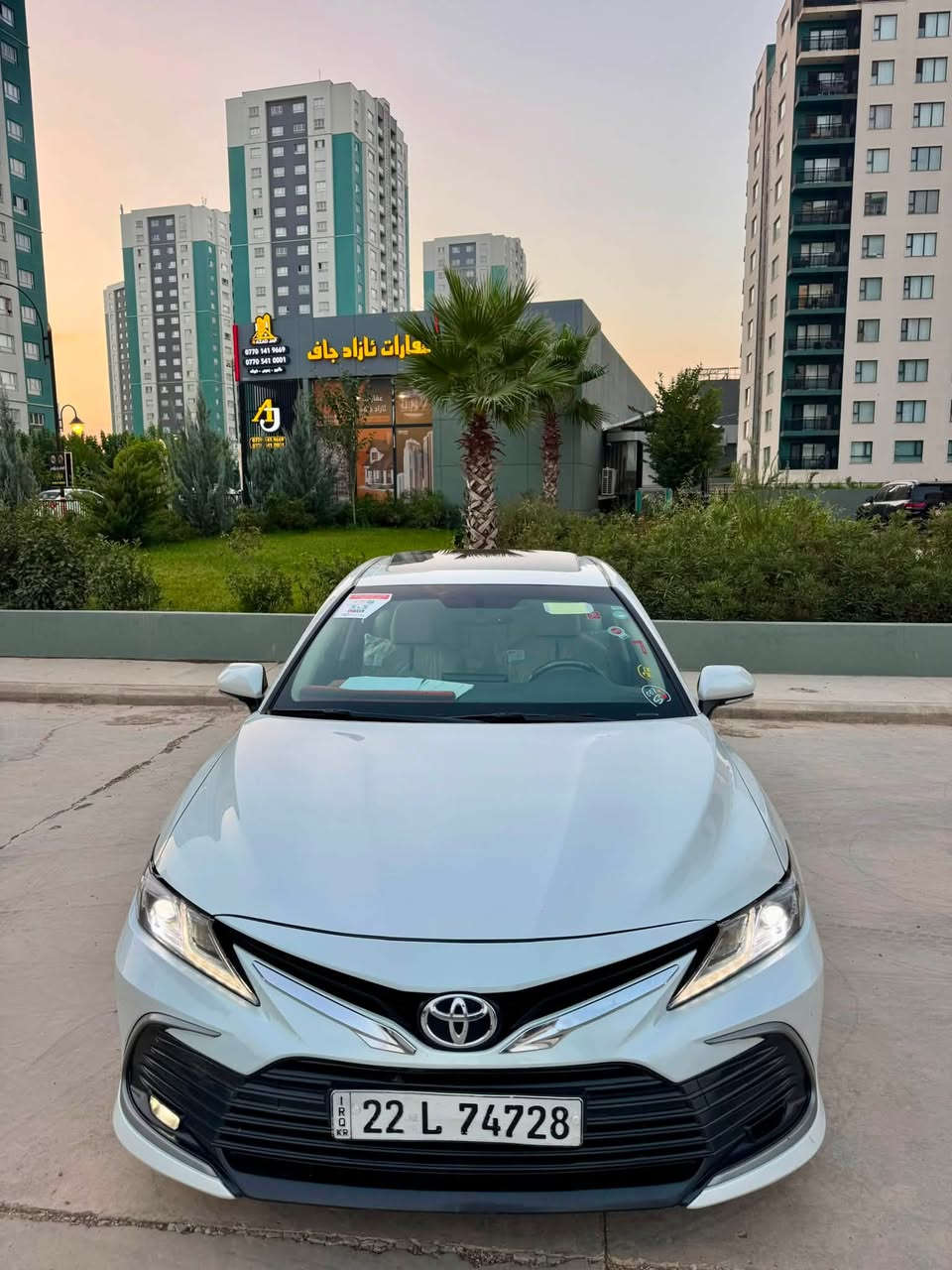 CAMRY GLE 2023
‎***********  واتساب
***********
‎کامری مودیل2023  صفر شریکة ساز فوول مواسفات .ضمان باب اول لون ابیض صدفی مرغوب
،ماشی38   الف،محرک2500،
دعامی لــ دعامی مابی صبغ مابی رەسعە  مابی حالوب حتا دعامیات مابی صبغ مابی بارد ، سیارە حیل حیل حلوة،سنویە هزە رقم کل جدید 2030نفس یوم تحول٢ بسمه بیلادی موجود سبیر ما انزل،تاقم إطارات یوکوهاما بیلادی،مکان سیارة سلیمانیة

‏‎ملاحظە : الاخوان رجائن بس بیع نقد بدون مراوس
‎مواصفات معروفة
فتحە 
بسمة
‎شاشة
پردە 
شحن موبایل 
‎+حساسات خلفی
کشنات کارەباء
‎هاندبریک بصمة
حساسات امامی 
‎ئوتو هولد
‎تبرید لمس+مرکزی
‎تحکمات ستیرن
‎ستة ایرباگ
‎مرایا ئیشارة و کهرباء
‎تحدید سرعة
‎گیر محرک تاقم صدر تاقم ایطارات کل جدید سیارە مابی ای نقس
‎سعر :244  $ شویە بی مجال
*********** واتساب
