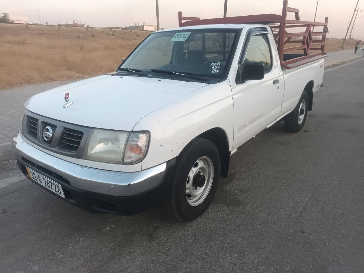 نيسان ٢٠٠٢ بؤفرؤشتن سةنةوي بةناو خؤمة شةرت تحويل وكالة سةيارةكة جايزةو زؤر باكة شةرت دعمو سبوغي نةبي جاملغو بؤنيت نةكراوةتةوة قيتاني بؤدي بلاد نةتةقيوة كيرو مكينةو ئكسلو شاسي بةشةرت تاية تازة تاخم بيش تازة تاخم دواي تازة جةمجةو ناوبؤدي تازة تةبريد لةكةل سويج كارةباي بةشةرت هةموي ئيشةكات سةيارةكة هي دةسي خؤمةو نمونةية  ***********  ***********
