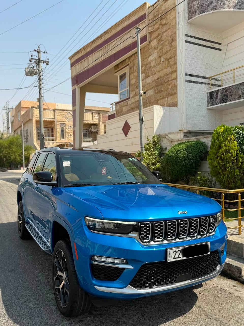 JeeP Summit 2023 وكالة هارلم
مغلف بلكامل PPF
لون مميز 
فول مواصفات اعلى فئة : 1/1
العداد : 42.000mi

6 سلندر (3600)
سقف شامو (كنتارا)
داتاشو (سرعة بلجام)
كشنات(تدفئة-تبريد-مساج-خزن ميموري)
كشنات خلفية (تدفئة-تبريد)
حساسات (360) درجة
5 كامرات (360) درجة
رادارات (360) درجة
Night Vision (ناظور ليلي)
جكات : تصعد تنزل (5وضعيات)
فورويل
توقف ذاتي
بانوراما
صندوق كهربائي
مانع تصادم 
بصمه تشغيل + بصمه ابواب
تدفئه بالستيرن
نظام خرائط GPS 
مري _جانبي_تدفئة
وبعد هواي مواصفات…

ملاحظة : سيارة كفالة عامة جديدة
المكان اربيل
للاستفسار :
***********
***********
