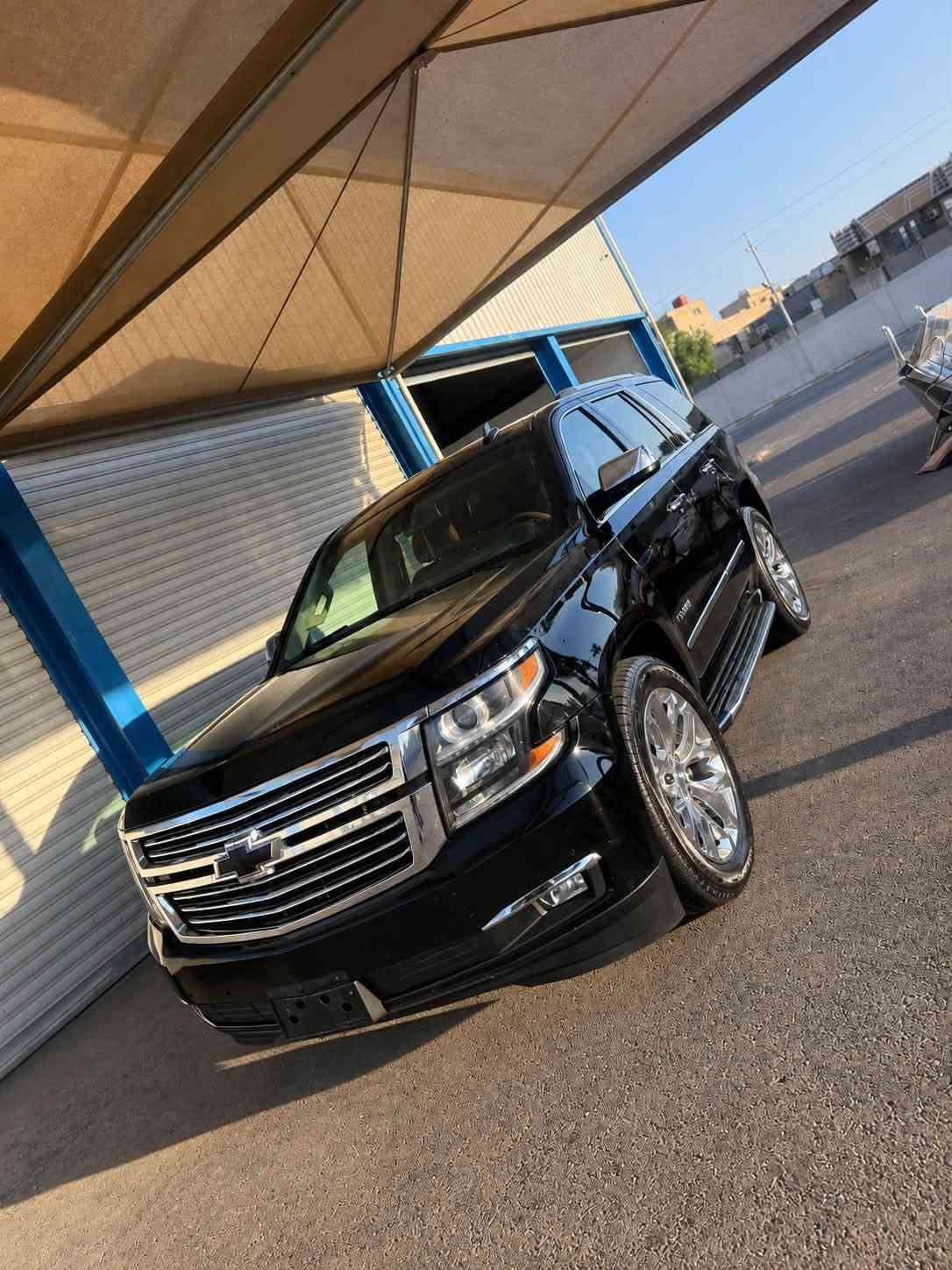 اقره منشور كامل وتفاصيل وخابرني وتدلل 
تاهو 2017 بريمير فول مواصفات للاخير 
مكينه 5300 جديده 
مبدلها قبل شهر مال موديل 20 برغي ممفتوح بيها 
كسنات منفصل تدفئه وتبريد 
رادار امامي وتوقف ذاتي 
شاشه خلفيه 
جنطه كهرباء 
فتحه 
ونقطه عمياء 
وكومه مواصفات مال بريمير معروفه 
حادثها مال امريكا جاملغ خلفي اليمنه 
وهنا صاير بيها طخطخات ومكانات جراد 
وصاير بيها صبغ ابيعها عام مكفوله من كلبه ومن تجيه 
عنوان سياره بغداد الغزاليه او شعله 
ب245 ورقه ترهم مراوس وبيع 
*********** 📞يوسف
