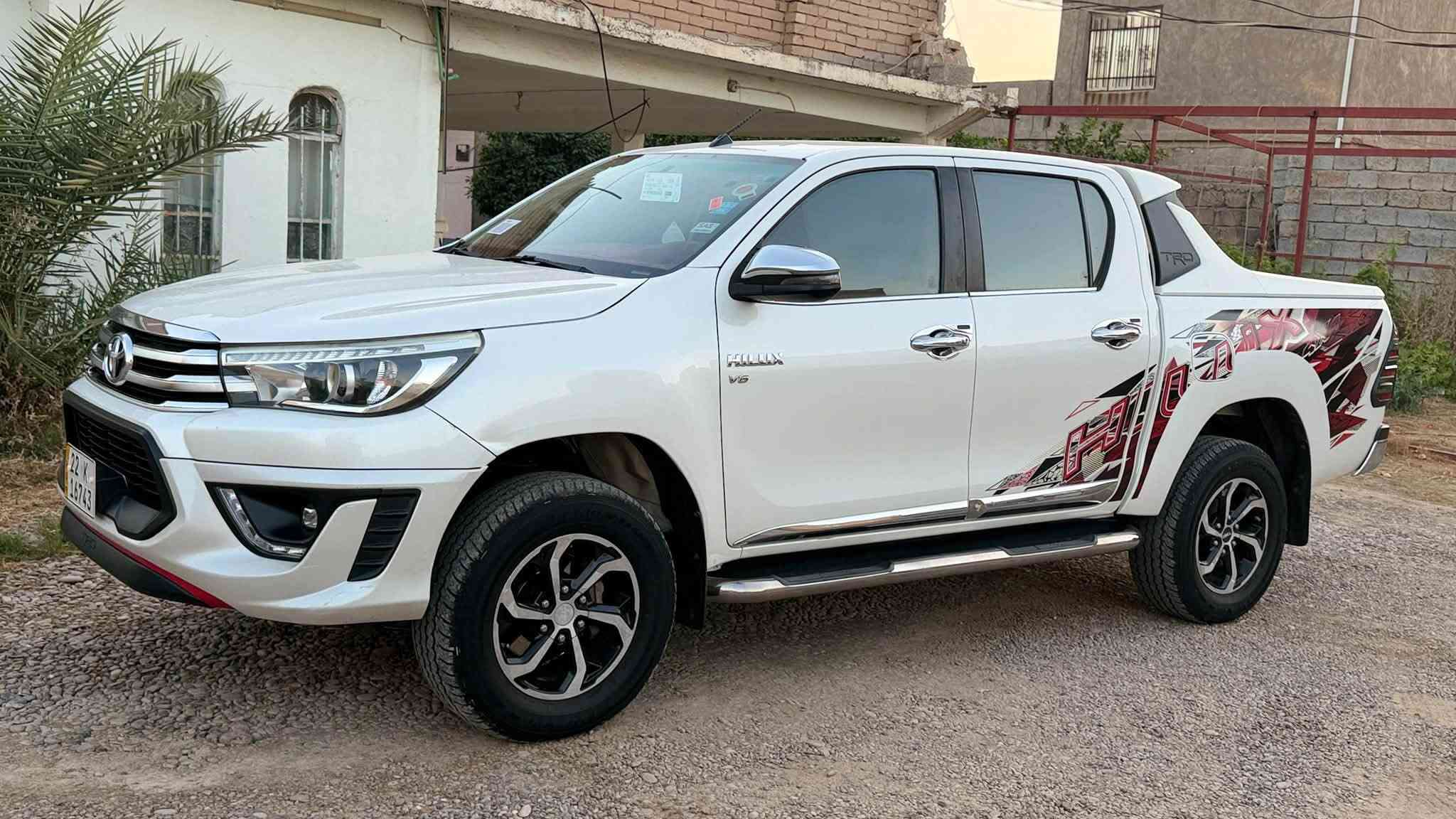 السلام عليكم
هايلوكس 2018 TRDفورويل 

كفاله عامه بدون ضرر بدون صبغ 

گير اوتماتيك محرك 6 /4000 بصمه ترحيب تبريد خلفي تبريد لمس فول مواصفات 

رقم اربيل دولي باسمي سنويه لل31 تحويل وكاله 

محرك گير صدر تايرات تبريد شاشه كامرا تحكم استيرن مثبت سرعه سياره جاهزه

ماشيه 160 الف حقيقي استخدام شخصي سياره جديده ع البلاد 

العنوان الشرقاط اسديره 

***********
***********
