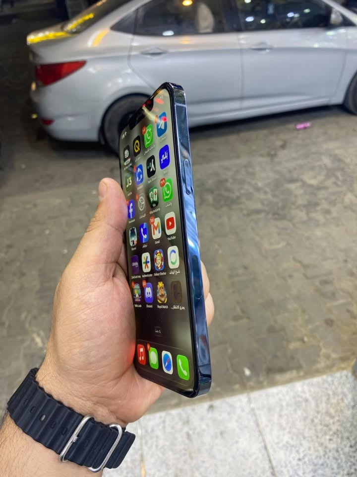 12برو ماكس الذاكره 256مستبدل شاشه وبطاريه السعر 290وبي مجال بسيط  رقمي ***********

نص مكتوب في الصور:
- ٧:٣٧
- حول
- الاسم
- فقار العارضي <
- إصدار iOS
- > 27.0
- اسم الطراز
- iPhone 12 Pro Max
- رقم الطراز
- MG953LL/A
- الرقم التسلسلي
- GONDPVR30D46
- انتهت صلاحية التغطية
- سجل تاريخ القطع والخدمة
- الأغاني
- الفيديوهات
- ٤,٣٤٢
- الصور
- ١٧,٠٥٧
- التطبيقات
- ٥٨
- السعة
- ٢٥٦ غ.ب.
- متوفرة
- ١٠٩,٦٣ غ.ب.
- القطع والخدمة
- تجمع Apple سجل تاريخ القطع والخدمة، وهذا السجل يعرض معلومات عن هذا الـ iPhone وحالته وتفاصيل إصلاحه. معرفة المزيد...
- سجل تاريخ الخدمة
- الشاشة
- غير معروف
- البطارية
- بصمة الوجه
- مشكلة