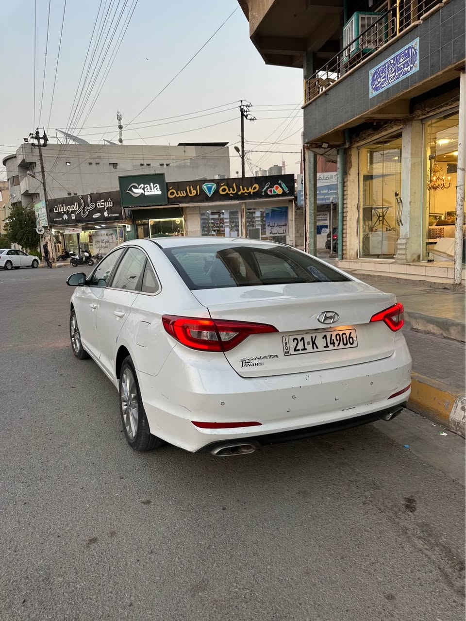 سلام عليكم 
سوناتا خليجي موديل 15 
محرك 2400 دوش 
كشن كهرباء 
تحكم ستيرن 
سنوية جديدة 2030 
ورقم جديد 
بدون حادث 
السعر 138 ورقة 
شرط تحويل وامور اخرى 
‏رقم موبايل ‭*********** كركوك, العراق

