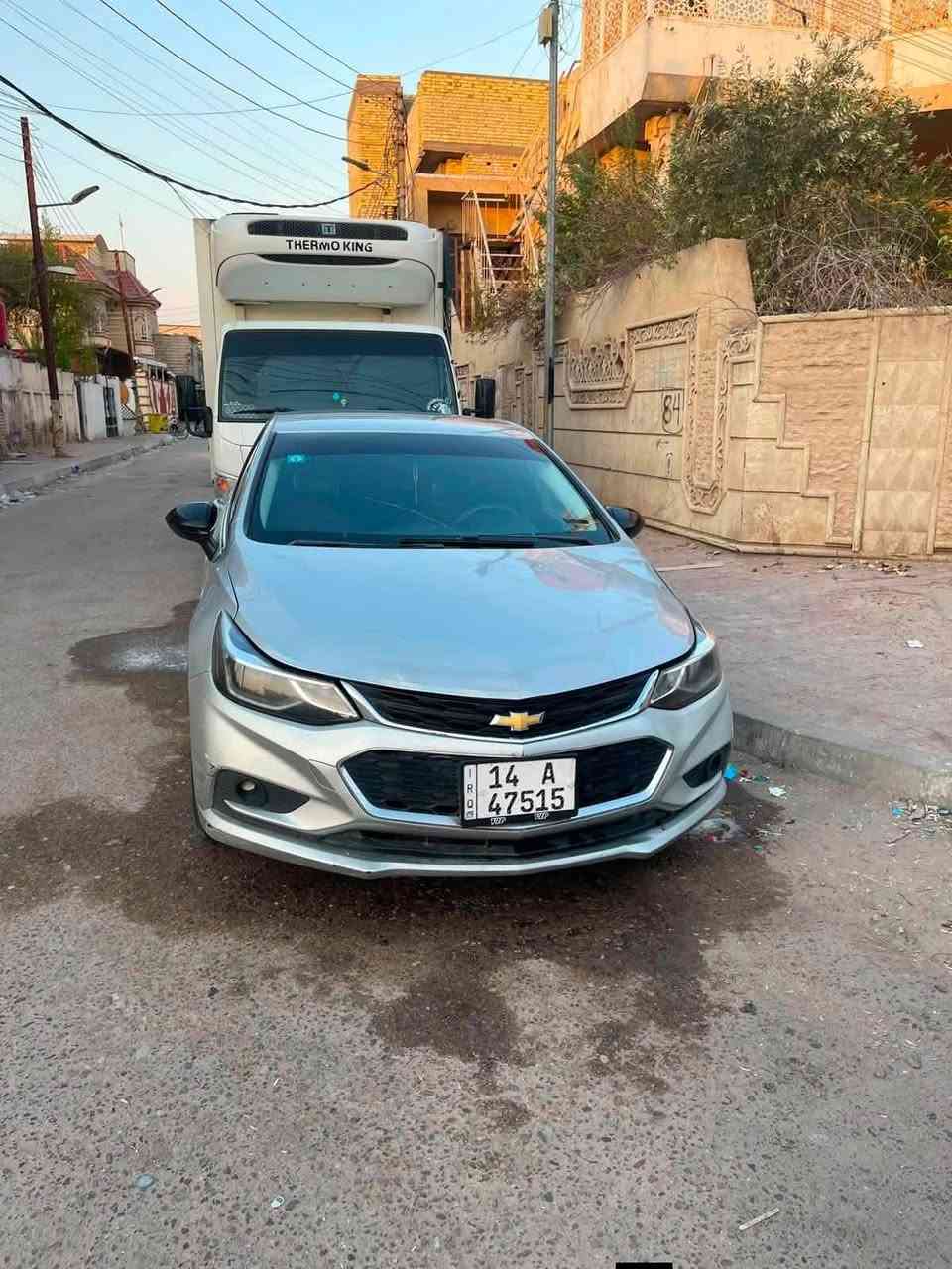 السلام عليكم شوفرليت كروز2018للبيع
المواصفات:

تحكم ستيرن+مثبت سرعه+تدفئه كشنات اماميه+كشن سايق كهرباء+شاشه جبيره كاربلي واندرويد اوتو+شاشه اعطال ناقل حركه6نمر محرك1400تيربو سياره حادثه ب امريكا جاملغ امامي جهه السايق فقط وبيه طخات بل بدي شوف العين رقم وسنويه جديده ب اسمي تحويل ثاني يوم حداده تخم تاير جديد نقص فقط قواعد دبل الامامي السعر75وبيه مجال حك الجيه موجود واتساب واتصال***********🤍العنوان البصره
