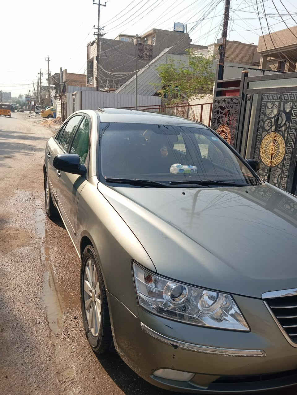 اسلام عليكم سوناتا للبيع موديل9  فول مواصفات لمتت فتحه سلايت روف تبريد لمس بيانوو كشنات جلد فول تحكمات ستيرن كشن تبريد ثلج تتفه رقم بغداد محرك سته سلندر حداديه امامي خلفي جديده تخم تاير جديد محرك كير خير من لله حادثهه بل جاملغ خلفي بدون دواخل سياره نضيفه مال جناي مكان سياره بغداد الامين الثانيه الاستفسار عله الرقم *********** السعر 95 مكلف بل نشر

