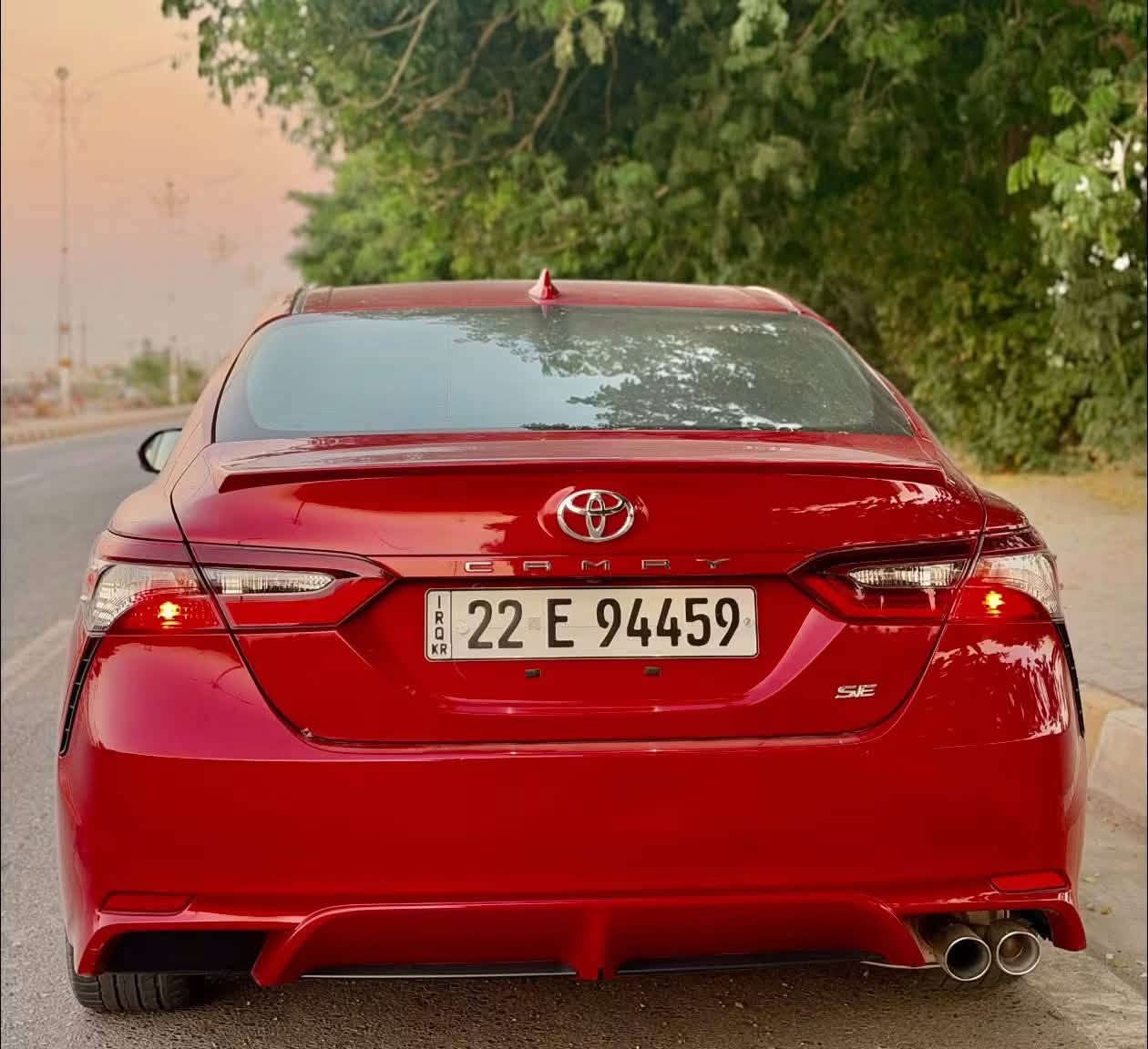 السلام عليكم
تيوتا كامري

موديل 2022

المحرك : 4 سلندر حجم 2.5L

مواصفات : se فول مواصفات 

بصمة تشغيل 

بصمة أبواب 

كشن كهرباء 

رادار امامي 

نقط عمياء

شفتات بالستيرن 

تحديد سرعه 

كشنات جلد 

تحذير الاصطدام الأمامي

كاميرا خلفية 

وضعيات قياده: ايكو/ نورمال/ سبورت 

دفع امامي 

تبريد ثلج 

ماشيه 76 الف كيلو متر 

السياره : كير ومحرك وصدر ودبلات كله بشرط السياره جديده 

الضرر : تبديل بنيد وجاملغ شرط بدون إرباك 

السونار مرفق بالمنشور 
المكان : صلاح الدين قضاء الضلوعية

السعر :187 وبيها مجال 

للأستفسار الاتصال على الرقم

 ‭***********
