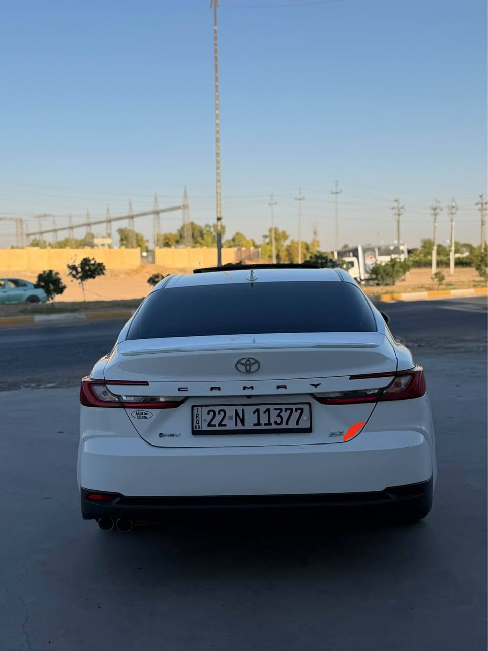 Camry 2025
سەیارەکە بێ بۆیاخە تەنها ئەوەی نیشانم کردوە PDR هەیە رەقەم شاسیم داناوە سەیارەکە جەمپی دوایی هەیە سەرە شاسی لای سەکنی دواوە هەیەتی لەگەل ناو سندووقەکە نیوەی پەمپ کراوە حادیسەکەی زۆر حەفیفە سەیارەکە یەک دینار مەسروفی تئدانیە زۆر خاوێنە جاهیزە هەزە و سەنەوی نوێیە کیتابی جام رەشیشی تازە بۆ کراوە ٣٥ هەزار کیلۆمەتر رۆشتوە گێر و مەکینە و هایبرێدیشی بەشەرتە نرخی ٢٤٩ وەرەقەیە 
***********
جوابی نامە نادەینەوە تەنها تەلەفون 
گەر موشتەریش نی بێزارمان مەکە أربيل, العراق
