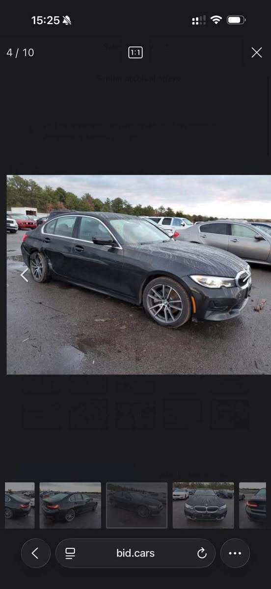 Bmw 330i 2021 
بيع مستعجل فرۆشتنی خێرا 
سعر جوه كل السوق 
بجم ورا كبس بدون دواخل بدون ايرباك 
گير محرك كله كفالة مكفول 
سيارة جدا مناسبه 
بيه ثلث اماكن صبغ و مكانين تعديل بارد 
كله بالسونار موجود و صور حادث 
سعر كلش مناسب 227 ورقة مجال حق الجية 
بدون مراوس بسسس بيع مستعجل!
مكان اربيل 
واتساب ***********

خوار هەموو بازار فرۆشتنی خێرا 
بێ ناو بێ ئیرباگ پێش و پشت کەپس 
گێر مەکینە هەمووی بەشەرت 
نرخی زۆۆر هەرزانە 
تەنها ٣ جێی بۆیاخە دوو پەلە بی دی ئار 
سۆنەر و رسمی حادیسەم هەموو داناوە 
نرخی 227 مەجالەکی زۆۆۆۆر زۆۆر کەم 
تکایە گۆرینەوە ناکەم فرۆشتنی خێرایە!
لە هەولێرم 
واتساب *********** أربيل, العراق

نص مكتوب في الصور:
- 15:24 3 / 10 1:1 bid.cars
- 15:25
- 4 / 10
- bid.cars
- 15:25 7 / 10 1:1 bid.cars
- 15:25 5 / 10 1:1 bid.cars