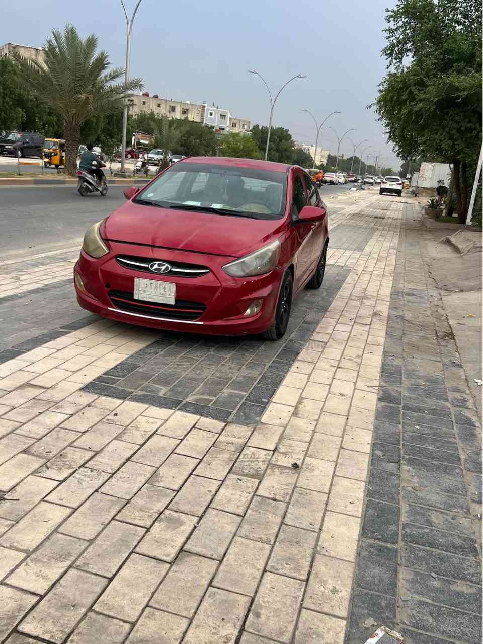 اكسنت • محرك ١٦٠٠ • حادث