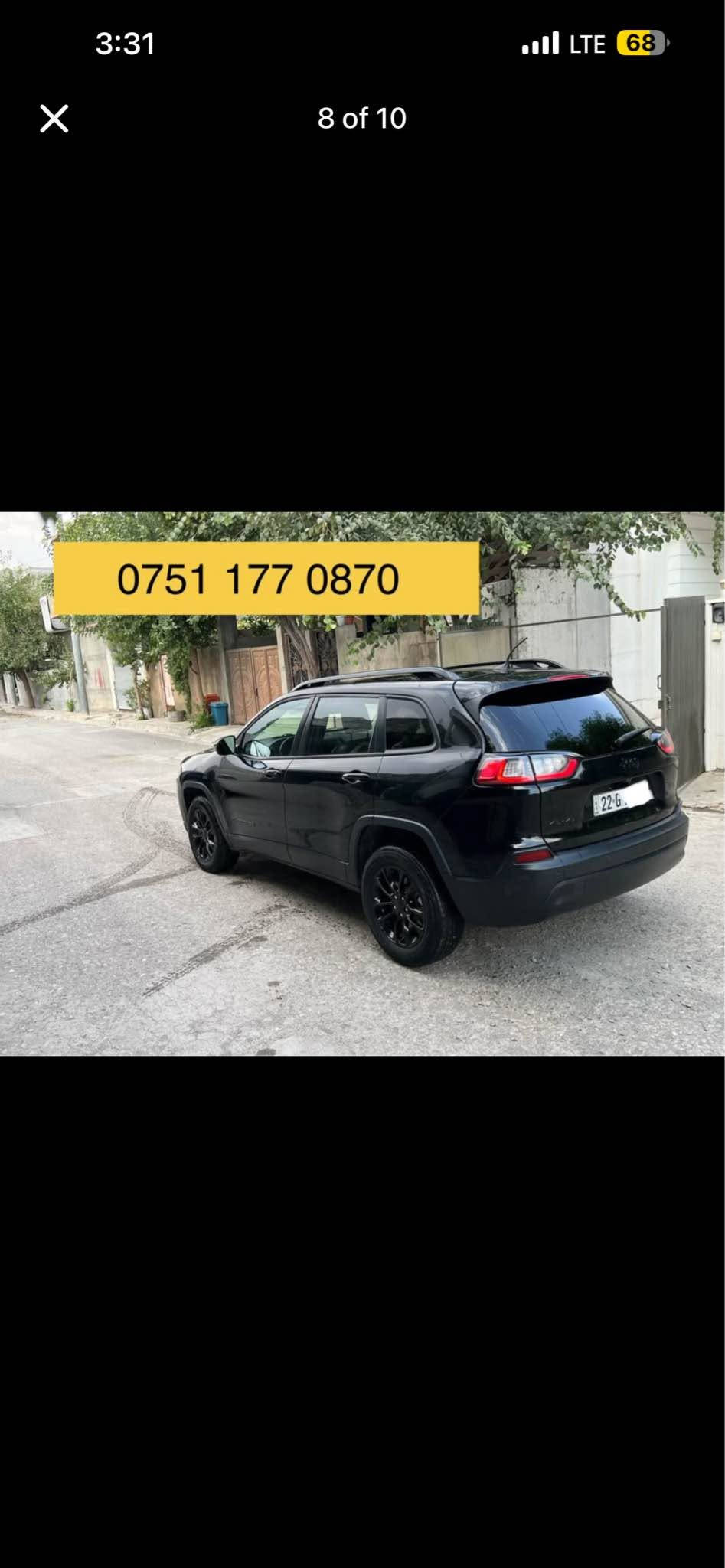 Jeep Cherokee 2023 black Top awd
سعر🔥🔥 128$ مجال
٠۷٥۱۱۷۷٠۸۷٠
بصمە شغال رادار دبل اکسل سندوق شفط شاشە گەورە برێک بصمە و ئۆتۆ هۆلد ئۆتۆ ستارت کوشن هیتر کوشن جلدو کوشن کارەبا سوکان هیتەر پێنج مۆدی لێخورین دەبل گێر حساسی ناو دەعامی راداری دواوەو ئاوینەکان و خەتی جادە فول تحکمات ستیرن
دەرگا بصمە وویل کرۆم لایت لیدو زینۆن بلاجکتۆرو تولی سەر سەقف 
مکینە ۲٤ چوار پستۆن 
بونید جملاغ بۆیاغە بێ ناو گرتن شوخت و ساردی نیە
گێرو مکینەو کارەبای تەبرید بەری یزۆز بەشەرت
شوێن قەلادزێ📍
تکایە کریار نیت سەرمان مەهێشێنە لەگەل ڕێزدا رانية, السليمانية

نص مكتوب في الصور:
- ***********
- 3:31 LTE 68 4 of 10