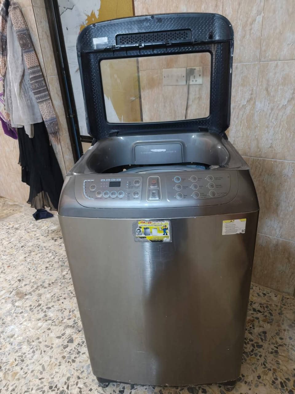 غسابة سامسونج ٢٠ كيلو على الفحص السعر ٣٢٥ الف، المكان بغداد جسر ديالى الكرغولية الاتصال ***********

