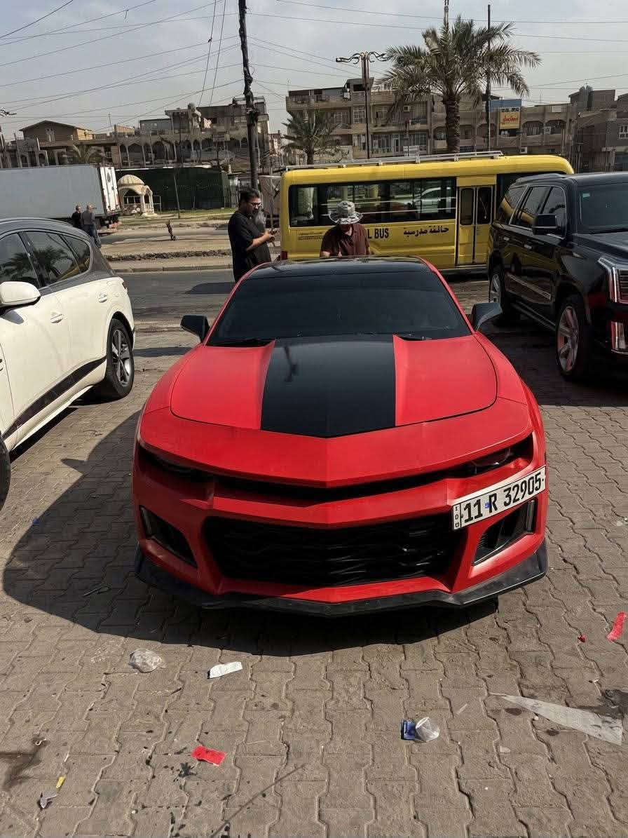 سلام عليكم
كمارو RS✅
موديل 12 محدثة 18 ✅
محرك 3600  و 6 سلندر  ✅
شاشه اعطال✅
تحكمات ستيرن ✅
كشنات كهربائية ✅
مثبت سرعة ✅
مكينة م

ادامه عليه :
المنظومة الماء انسى شي اسمه حماوة 
داينمو جديد
باتري جديد 
نوزلات جدد 
بلكات جدد 
تبريد ثلج  ❄️

عليها إضافات :
تغليف كامل احمر طافي مع اسود لامع للجمالية بي ضمان سنتين 🔥
عندي تصوير قبل التغليف 
دعاميه Zl1  2018🔥
لحية امامية 🔥
درع🔥
سستم تضليل  كامل كل جامات 🔥
سبير 🔥
منظومة زينون 🔥
عدسات الشيطان 🔥
لد متغير بالموبايل🔥

حادث السيارة :
  دعامية خلفية وجاملغ جهة الصدر  وباب
 بدون دواخل يعني 3 قطع ✅
 وسونار موجود اهم ✅

الغرامات :
200 الف تنزل من السعر 

السياره رقم بغداد مشروع وطني سنوية جديده وهزه جديده باسمي شرط التحويل ثاني يوم ✅ 

 من الاخير سيارة  كاملة مكملة ربع دينار ماتذب عليها ✅

السعر 78 وبيها مجال حك الجية  ✅
تعال شوفها واقتنع بيها ماخصم سعر بالموبايل واهم شي لاتنطي وعد اذا ماتجي ✅

للتواصل 

الخاص لو ع ارقام التالية 

‏*********** 
  0786562344

مكاني بغداد سبع البور   🔒

إذا معجبتك السياره صلي ع نبيك .
