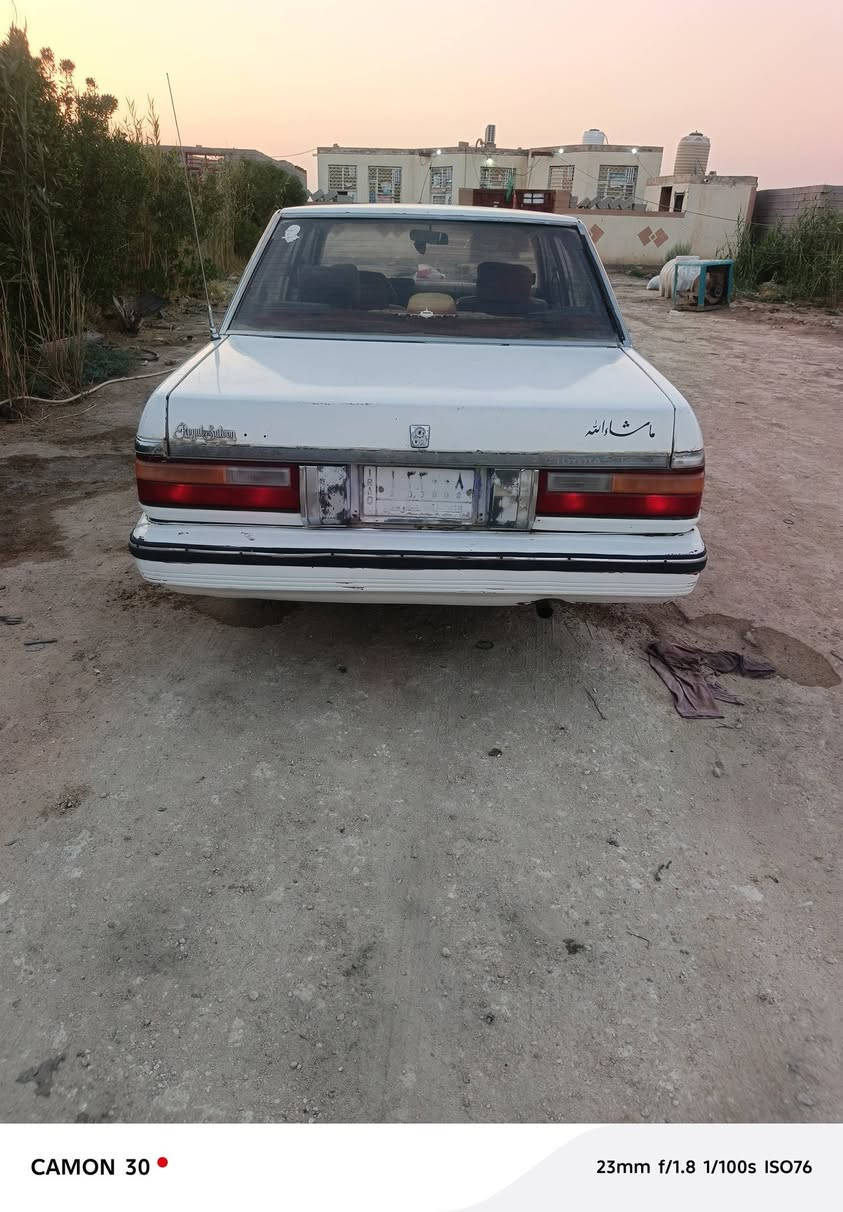 سوبر مديل 85 رقم قادسيه الماني تحويل مكينه وكير ثنين ونص جدد حداديه 100/100 تخم تاير بعده بوصل الضمان صال سبوع من شاده دواخل جديده كلش تبريد شغال لايت زنون السعر 28 وبيه مجال مكاني ناصريه شطره للستفسار ‏‪***********‬‏
