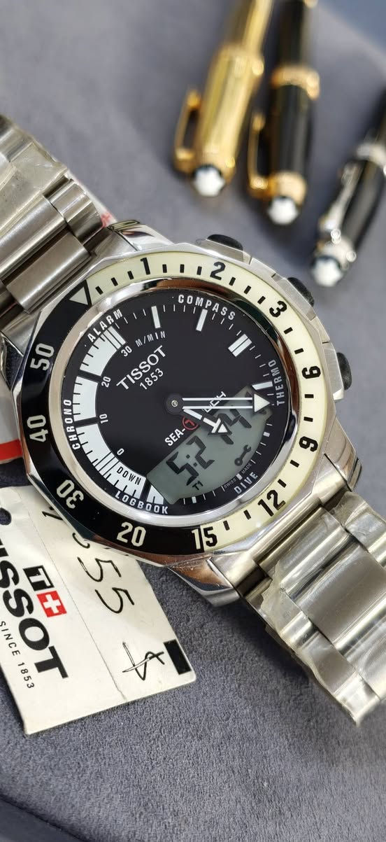 Tissot sea touch Swiss made 
ساعة تيسوت سي تج سويسري أصلي 
اعلئ فئة بتيسوت تج 
فول مواصفات 
وكالة أصلي 
سعر 625 دولار 
***********»»»»» متوفر واتساب 
يوجد خدمة التوصيل
