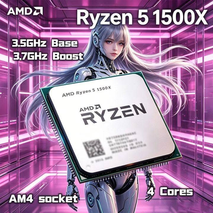 رايزن 3200G • مذربورد MSI X470 • مبرد احمر ٤ بايب