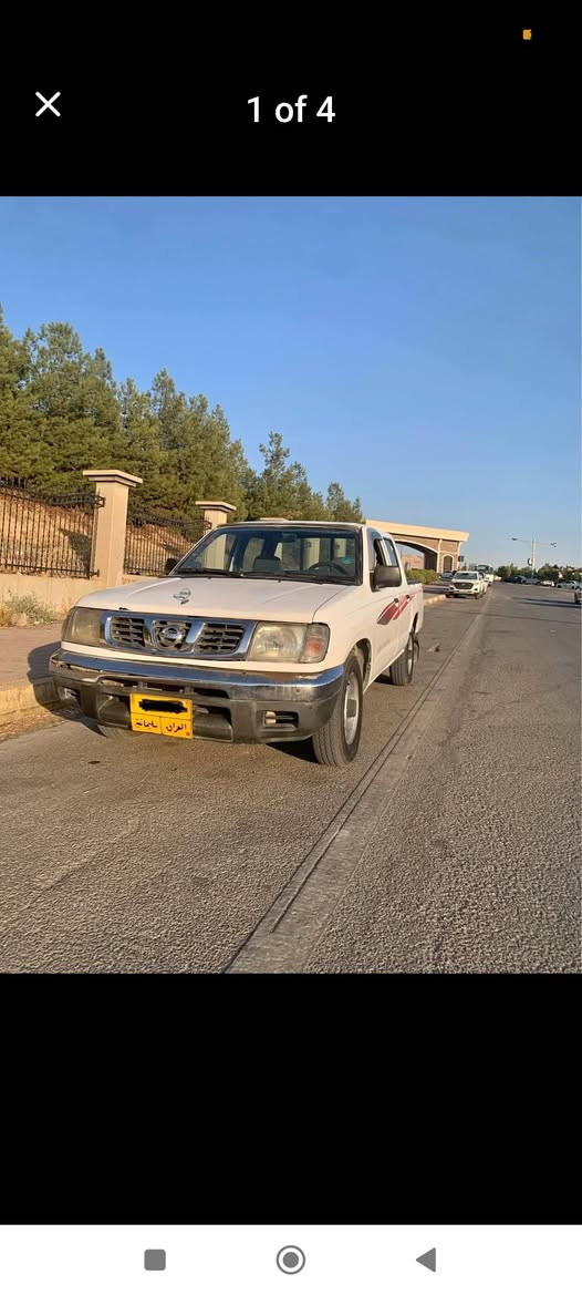مۆدێل ٢٠٠٢
سەیارەکە سوکان پاوەرە مەکینەی کاپلێتەرە سەیارەکە هیچ دەعم و شتێکی نییە تۆزێ شوختی بچوکی پێوەیە و تەواو وە بەلای سایەقا کەوتووە بێ ئەوەی وەرگەڕابێ بەس بەلای سایەقا کەوتووە و سەنەویشی ٤ ساڵە بەسەر چووە سەیارەکە ڕەقەمیشە گێڕ و مەکینەی بە شەرت. سعریشی ٦٠ گەڵاو مەعامەلە
*********** السليمانية, العراق

نص مكتوب في الصور:
- 3 of 4
- 2 of 4
- 1 of 4
- 4 of 4
