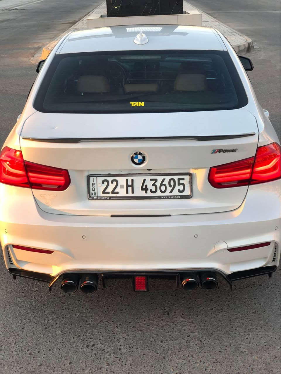 السلام عليكم 
للبيع فقط 
Bmw sport-line
موديل 2016 
S 328i
رقم إربيل بإسمي 
بدون دواخل بدون ايرباك
للاستفسار اكثر 
*********** بغداد, العراق

