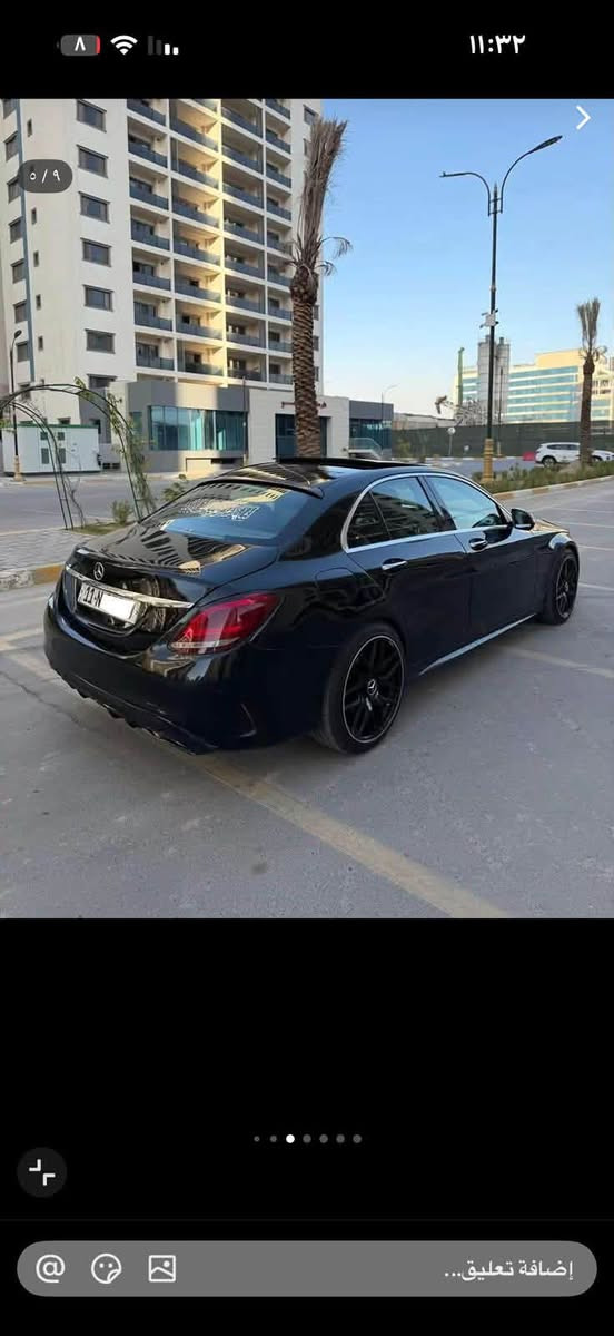 مرسيدس c300 2019 AMG 
فول مواصفات طلب خاص 
١ .دخول بدون مفتاح 
٢.اللايت ثمن عدسات 
٣.لد نهاري 
١. لد خلفي Led 
٥.ويل AMG الأصلي 
١. رادار امامي 
٢. ⁠رادار خلفي 
٣. ⁠كامرة خلفية 
٤. ⁠تحكمات استيرت 
٥. ⁠مقاعد تدفئة 
٦. ⁠مقعد السائق خزن ميموري 
٧. ⁠إستيرين كهرباء 
٨. ⁠فتحة بنورامية دبل فتحة 
٩. ⁠فتحات تبريد خلفية 
١٠. ⁠صندوق كهربائي 
١١. ⁠شاشة وسطية كبيرة 
١٢. ⁠اوتو ستارت 
١٣. ⁠ماوس تحكم في الشاشات 
١٤. ⁠مانع تزحلق 
١٥. ⁠محرك 2500 تون توربو 
١٦. ⁠قدرة حصانية 280 حصان 
١٧. ⁠هاندبريك كهربائي 
١٨. ⁠كير عشر نمر 
١٩. ناقل حركة أوتوماتيكي تعليق 
٢٠. ⁠الحادث خلفي فقط دعامية خلفية و الصندوق فقط١٩٠ وبيه مجال!!الاتصال ع الرقم *********** والثاني ‪+964 771 412 4299‬
