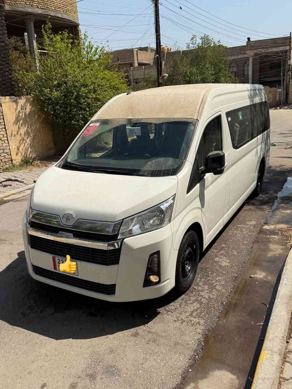 سلام عليكم تويوتا هايس 2026 فوول مواصفات گير اوتو باب كهرباء كفاله عامه من الشخط ماشيه 20 الف حقيقي ضمان شركه ساز مدوشمه عام وكشنات كامله 15 نفرر سياره جاهزه مكاني بغداد *********** ترهم مراوس حسب القناعه
