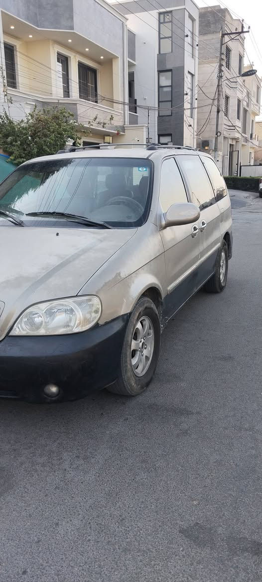 كيا سيدونا ٧ راكب موديل ٢٠٠٥ مكينه ابلاديه ٣٥٠٠ ثلاث قطع تبريد
هزه جديد السنويه نافذة إلى ٢٠٠٣١
مكان السياره بغداد الغزالية 
السعر المطلوب ٥٥ ورقة 
للاستفسار ***********
