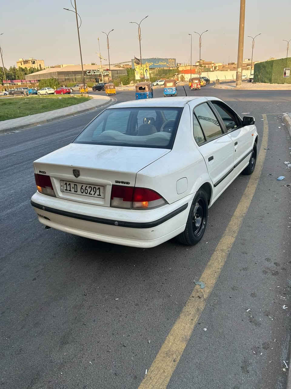 سلام عليكم سمند ٢٠١١ بيها باب خلفي مبدل وتبريد يرادله غاز وواشرات بخاخ )( باتري عبوه كلج صدر امامي خلفي تخم تاير قوايش كله جديد ) السعر ٤٣ وبيها مجال مكاني مدينه صدر ماشيه ١٣٧ رقمي ***********
