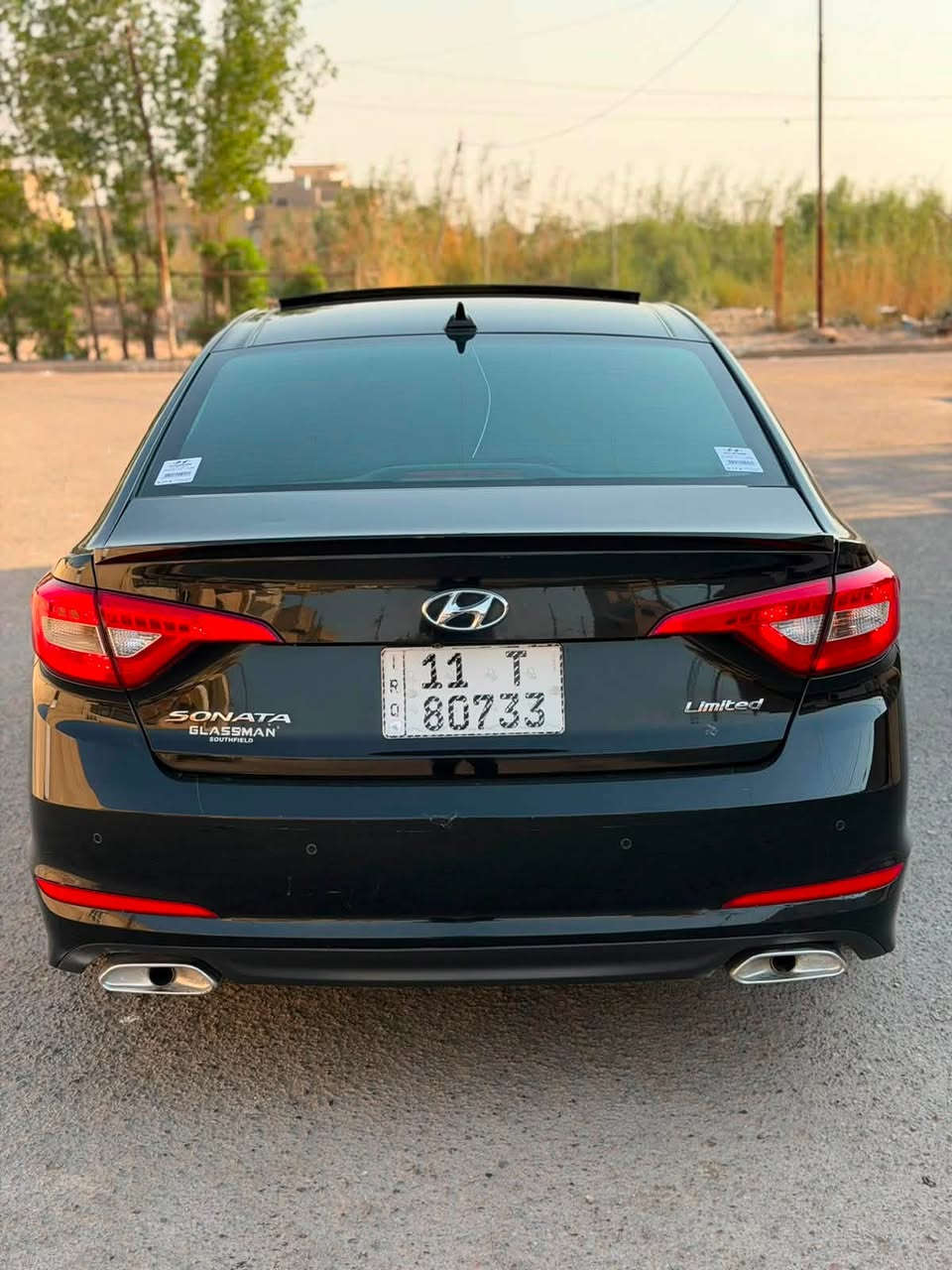#سوناتا2015 سبورت وارد امريكي بس جاملغ بدون داخل بدون ارباك فول الفوووول موصفات بونراما وبصمه  رقم بغداد الجديد تحويل مباشر بدون دواخل لغد شاصي مكفول محرك 2400 مكفول مواصفات 1/1 بونراما بصمه تشغيل وابواب وصندوق
داخل عسلي اشاير بلمري  كشنات كهربائيه
تدفة تبريد بالكشنات كسنات جلد انظمة متعدده سبورت حساسات خلفيه
مري كهرباء شفط تحكمات ستيرين تبريد قطعتين
جديد منضومه زنون جديده يدات نيكل بلادي
داخل صاج تخم تاير ويل كب دبل كزوز 
صدر جديد تدفئه تبريد لد لايت زنون  محرك وكير مكفولات السياره جديده جدا بمعنى الكلمه شوفتها تخبل #السعر122 #للاستفسار***********
#ومن_الله_التوفيق
