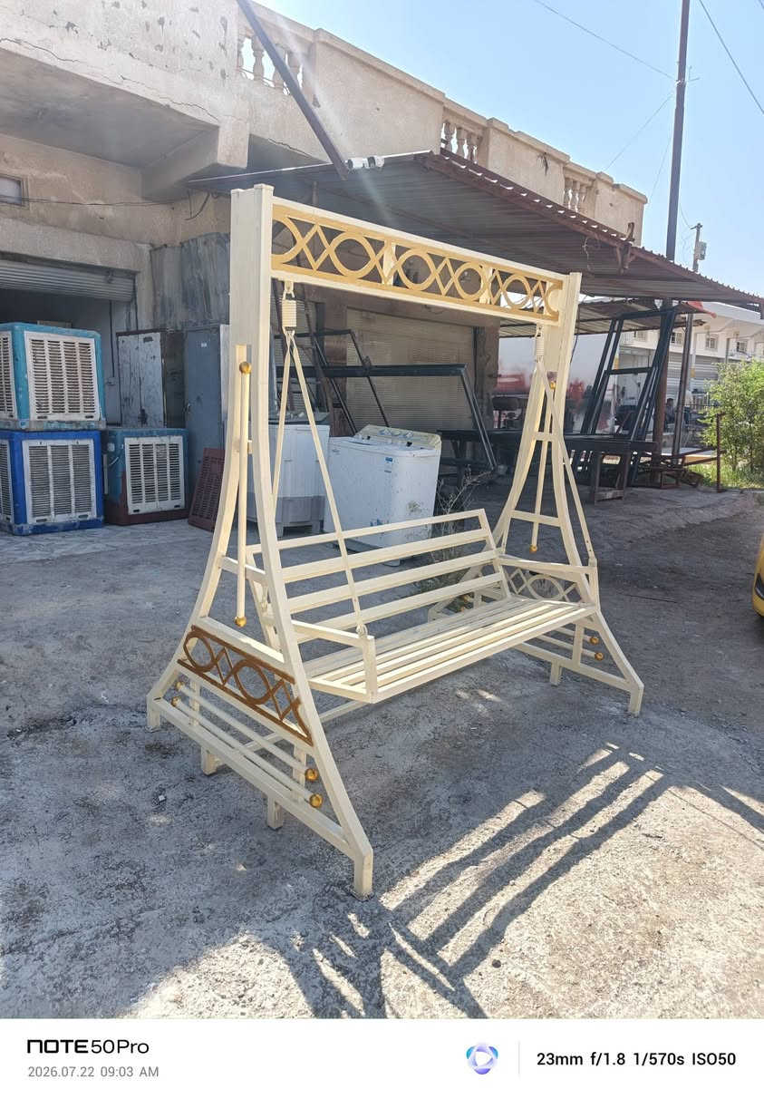 السلام عليكم مراجيح جداد حطاطه حديد ثقيل تركي العنوان ديالى المقدادية مدخل بلور مقبيل جمعيت أبو عزوز رقم الهاتف ***********
