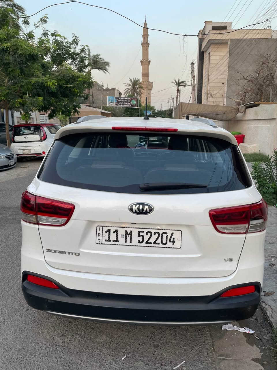كيا سورنتو موديل ١٦ خليجي فول عدى البانوراما كشنات جلد قرميد تدفئة تبريد كشنات علامة ترحيب 
حساس امامي خلفي زراك لايت بدون صبغ ماشية ٩١ الف حقيقي رقم بغداد رقم بغداد الجديد بسمي 
سبعة راكب مكينة كير كفالة عامة بدون فتح 
*********** بغداد, العراق
