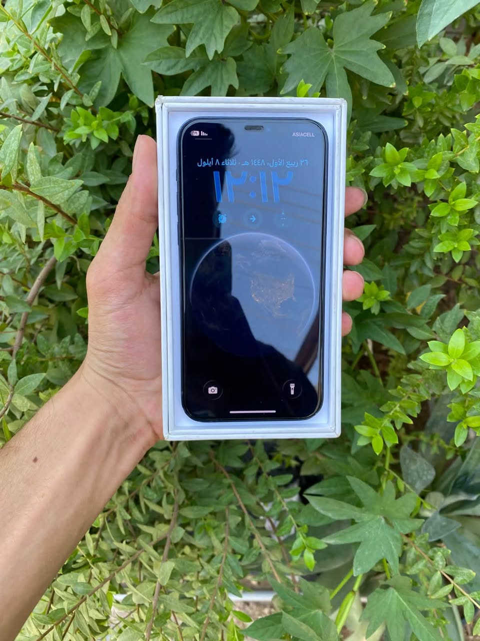 📱 للبيع iPhone 12 – Gold ✨
🔹 اللون: نيلي

🔹 السعة:ذاكره 64/بطاريه 77🔋

🔹 استعمال شخصي ، ونظيف جداً

🔹جهاز نموذج , كارتونته الاصليه 

🔹محلقاته: حافضه وسماعه ولزكه 

🔹 جهاز وتر بروف مكفول كفاله عامه 

🔹 سعر : 325 وبي مجال 

📍 الموقع: بغداد – شعب – حي اور 

📞 للتواصل: ***********
