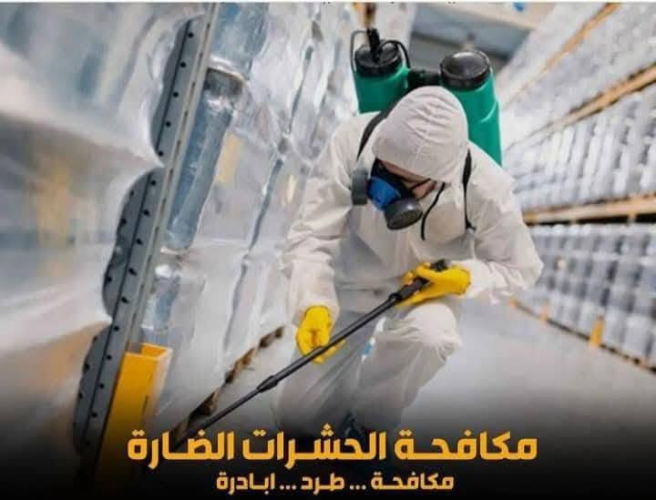 لأن راحتك تهمنا العالميه🤗  لأبادة الحشرات 
عملت افضل عروض اسعار لمكافحة الحشرات في العراق
تقدم خدمات 
مكافحة الحشرات الطائرة 
مكافحه جميع انواع الصراصر
مكافحة الحشرات الزاحفة 
مكافحة القوارض 
مكافحه الارضه
افضل المبيدات الأمريكية والالمانية وبدون تفرغ المنزل آمنه 
جميع خدماتنا بالضمان 💯
      💥وخصم خاص 30%💥 
✔️متوفر اجهزة رش وتعقيم 
✔️متوفر مبيدات حشرية لجميع أنواع الحشرات 
✔️مصائد فرمونية للذباب 
✔️محطات للفئران 
اسعار لا تقبل المنافسة وجودة ممتازة وبضمان 💯
لمزيد من المعلومات 
أتصل الان على 👇. 

‭ 📱***********‬

