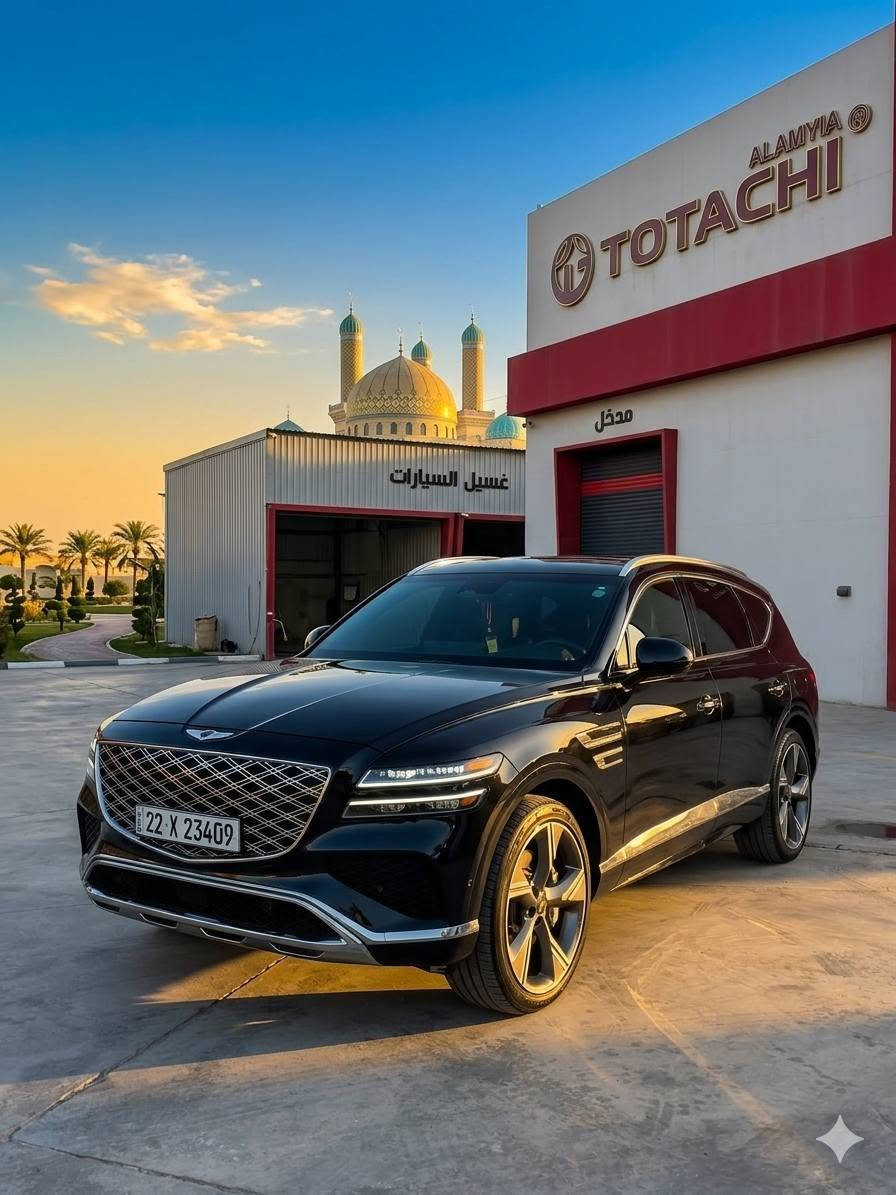 للبيع | Genesis GV80 2025 | 3.5T V6 | Full Option | قمة الفخامة والأدا
الحادث جاملغ الايسر مع شبر البنيد 
ماشيه حاليا 13 الف كيلو متر.  ليس ميل
إذا تبحث عن سيارة SUV فاخرة تجمع بين القوة، التكنولوجيا، والراحة… فهاي هي الخيار المثالي.
السياره عليها تغليف PPF ضمان 10 سنوات 
و السياره مضلل بيها كتاب من المرور بالسنويه 
و السياره بيها سقف روز رايز شغل درجى اولى 
السياره عليها تعريب الشرق الاوسط كل الاوبشنات شغاله السياره  ما ناقصها اي شي فول من كلشي 

✅ موديل: 2025
✅ محرك: 3.5 لتر V6 توين تيربو
✅ ناقل حركة أوتوماتيك 8 سرعات
✅ نظام دفع رباعي AWD
✅ فل أوبشن (أعلى فئة)

🔹 أهم المواصفات:
• شاشة بانورامية كبيرة للنظام الترفيهي
• عدادات رقمية كاملة
• شاشة عرض على الزجاج الأمامي (Head-Up Display)
• كاميرات 360° عالية الدقة 
ناضور ليلي نهاري
• حساسات أمامية وخلفية
• رادار أمامي مع مثبت سرعة ذكي
• نظام المحافظة على المسار والتنبيه عند الخروج عنه
• مراقبة النقطة العمياء مع عرضها على شاشة العدادات
• فرملة طوارئ أوتوماتيكية
• مساعد القيادة على الطرق السريعة
• نظام الاصطفاف الذكي (Smart Parking Assist)
• بصمتين وبصمة تشغيل وبصمة للأبواب
• تشغيل عن بُعد
• فتحة سقف بانورامية
• مقاعد جلد فاخر كهربائية مع الذاكرة
• تبريد وتدفئة للمقاعد الأمامية، وتدفئة للمقاعد الخلفية
• تدليك مساج  للمقاعد الأمامية (حسب التجهيز)
• تكييف أوتوماتيك ثلاثي المناطق
• شحن لاسلكي للهاتف
• نظام صوت فاخر
• Apple CarPlay وAndroid Auto
• إضاءة داخلية محيطية متعددة الألوان
• إضاءة LED أمامية وخلفية
• باب خلفي كهربائي مع فتح ذكي
• جنوط ألمنيوم رياضية قياس كبير 22 
• زجاج عازل للحرارة والضوضاء

💎 سيارة فخمة بكل معنى الكلمة، تجمع بين التصميم الراقي، الأداء الرياضي، وأحدث تقنيات السلامة والراحة.

 للاستفسار  يرجى التواصل على الرقم
 ***********
