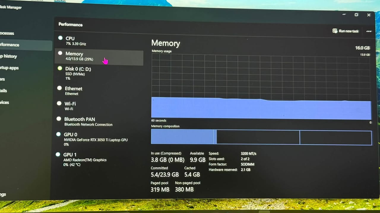 لينوفو ليجن 5 • RTX 3050 Ti • تحتاج بطارية