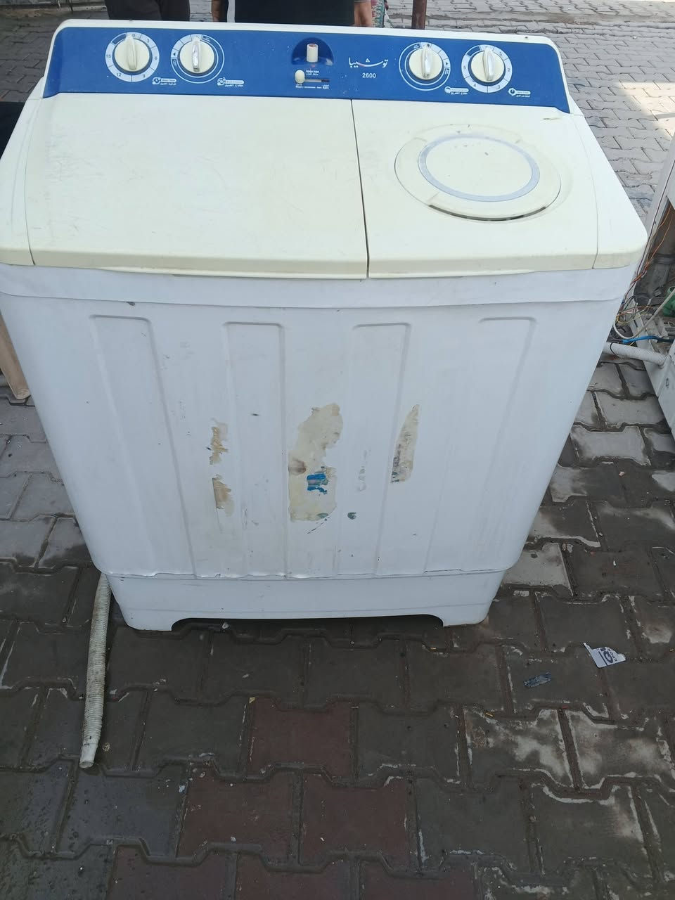 غسالة توشيبا • غسل وتنشيف • نظيفة