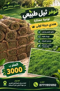 ثيل هندي • طبيعي • الحله