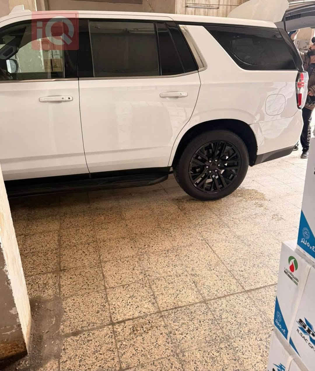 🚘 تاهو 2022 للبيع
🔹 تاهو 2022 LS بوليسي

🔹 الحادث: جاملغ الورّة

🔹 الصندوك مبدل بلادي

🔹 السيارة نضيفه وعليها ادامه كامله 

💰 السعر: 38,000$ وبيها مجال 

📍 بغداد

📞 للتواصل: ***********

نص مكتوب في الصور:
- iQ